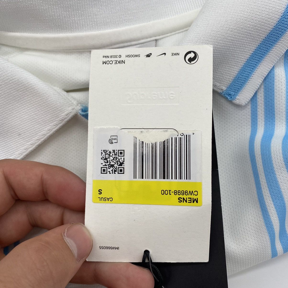 Supreme Nike Jewel Stripe Soccer Jersey | Grailed