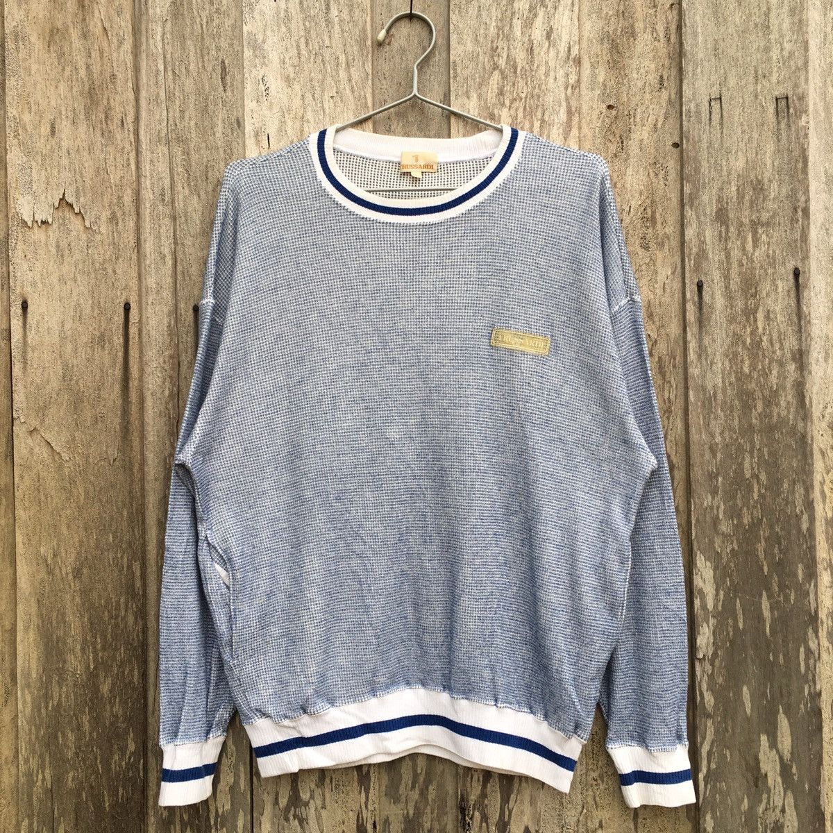 Trussardi × Vintage Vintage Trussardi Crewneck Sweatshirt Size US L / EU 52-54 / 3 - 2 Thumbnail