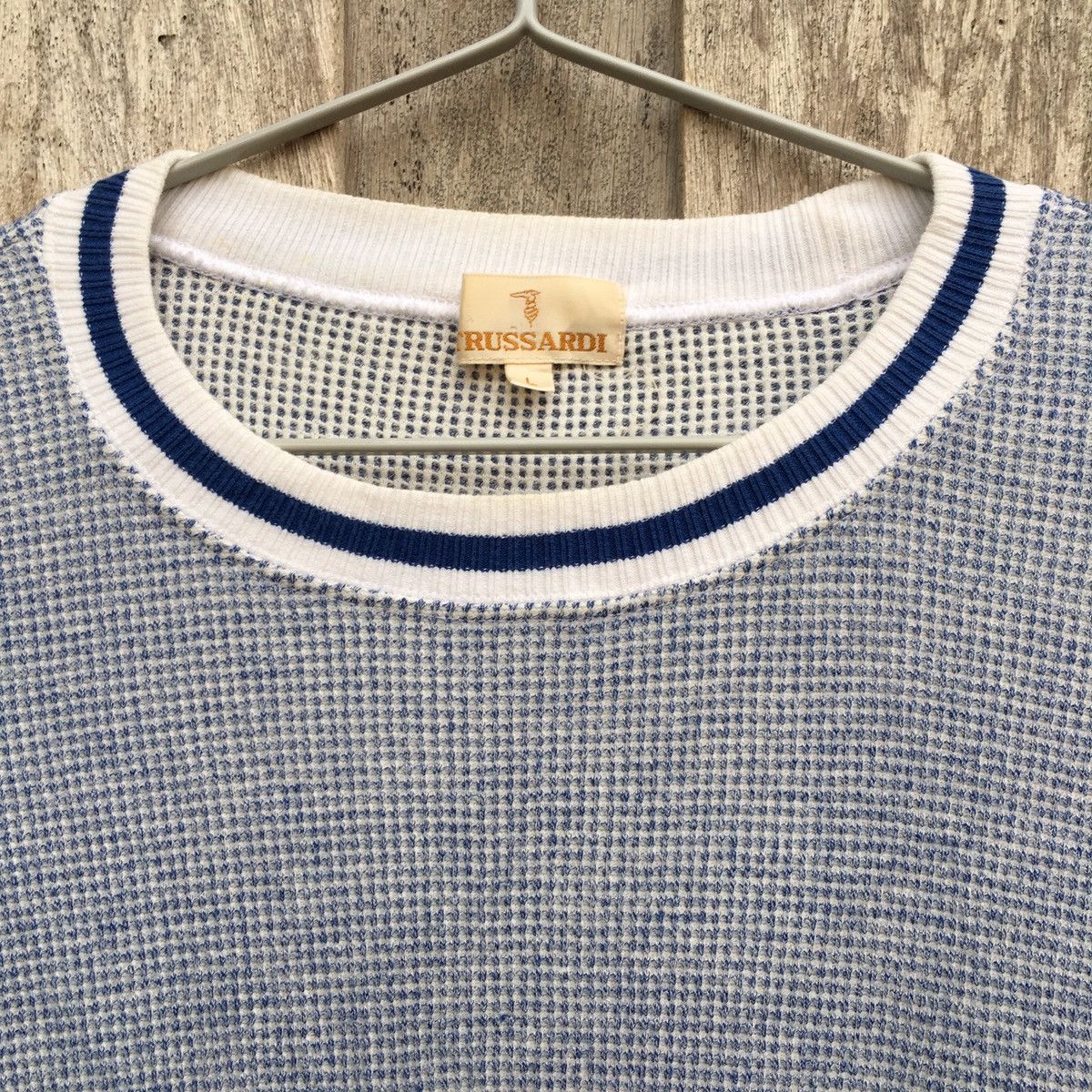 Trussardi × Vintage Vintage Trussardi Crewneck Sweatshirt Size US L / EU 52-54 / 3 - 3 Thumbnail