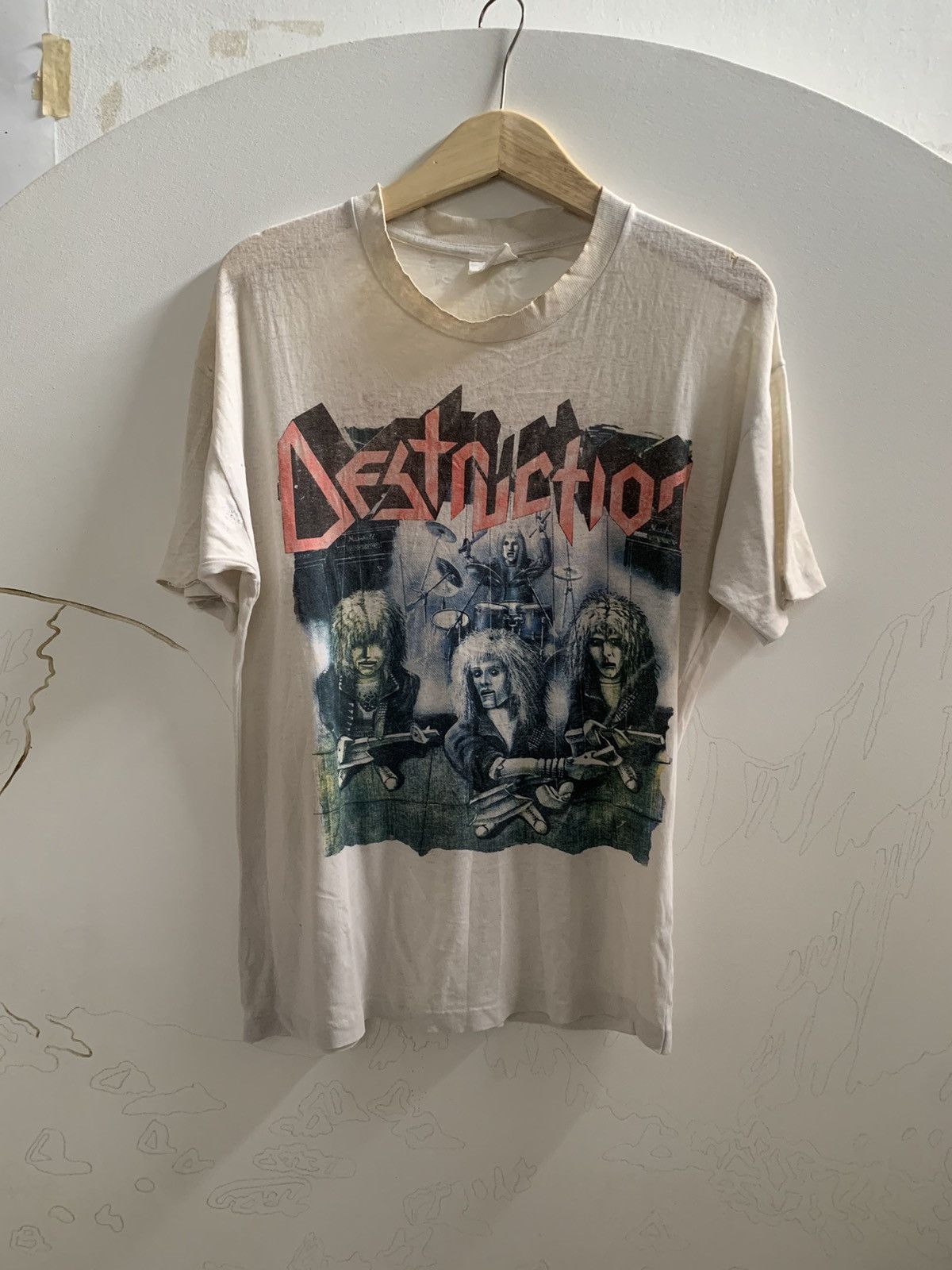 Band Tees × Rock Tees × Vintage Vintage Destruction 88 live 