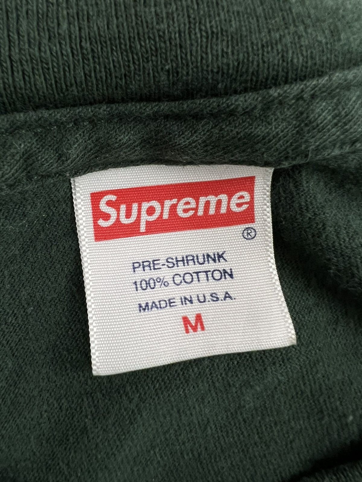 Slayer Supreme x Slayer Eagle Logo Tee Forest Green Medium Size US M / EU 48-50 / 2 - 3 Thumbnail