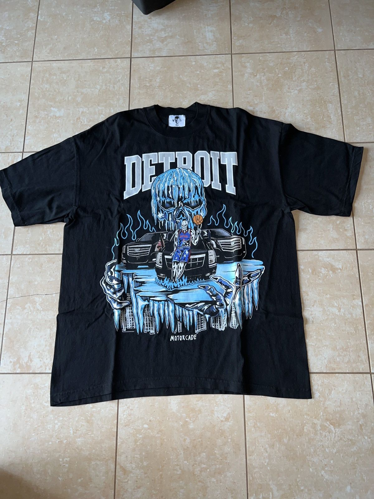 Detroit Pistons X Warren Lotas X Motorcade T-Shirt, hoodie