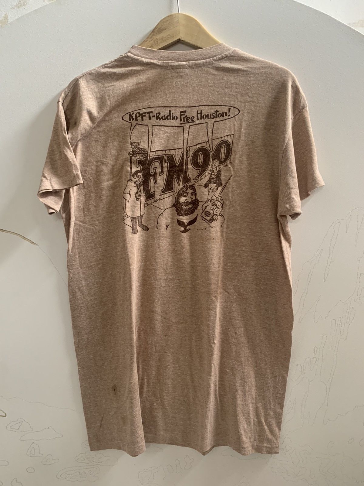 Band Tees Vintage 1976 beyond cosmic cowboy kpft 90fm Size US L / EU 52-54 / 3 - 3 Thumbnail