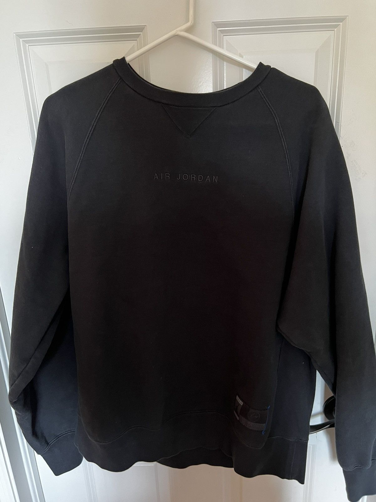 Jordan x Fragment Crewneck Black Sweatshirts Hoodies 