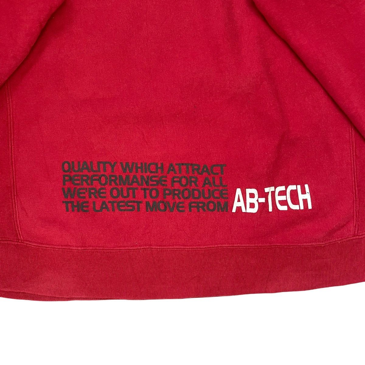 Japanese Brand Ab-Tech Embroidered Logo Pullover Crewneck Sweatshirt Size M Size US M / EU 48-50 / 2 - 8 Thumbnail
