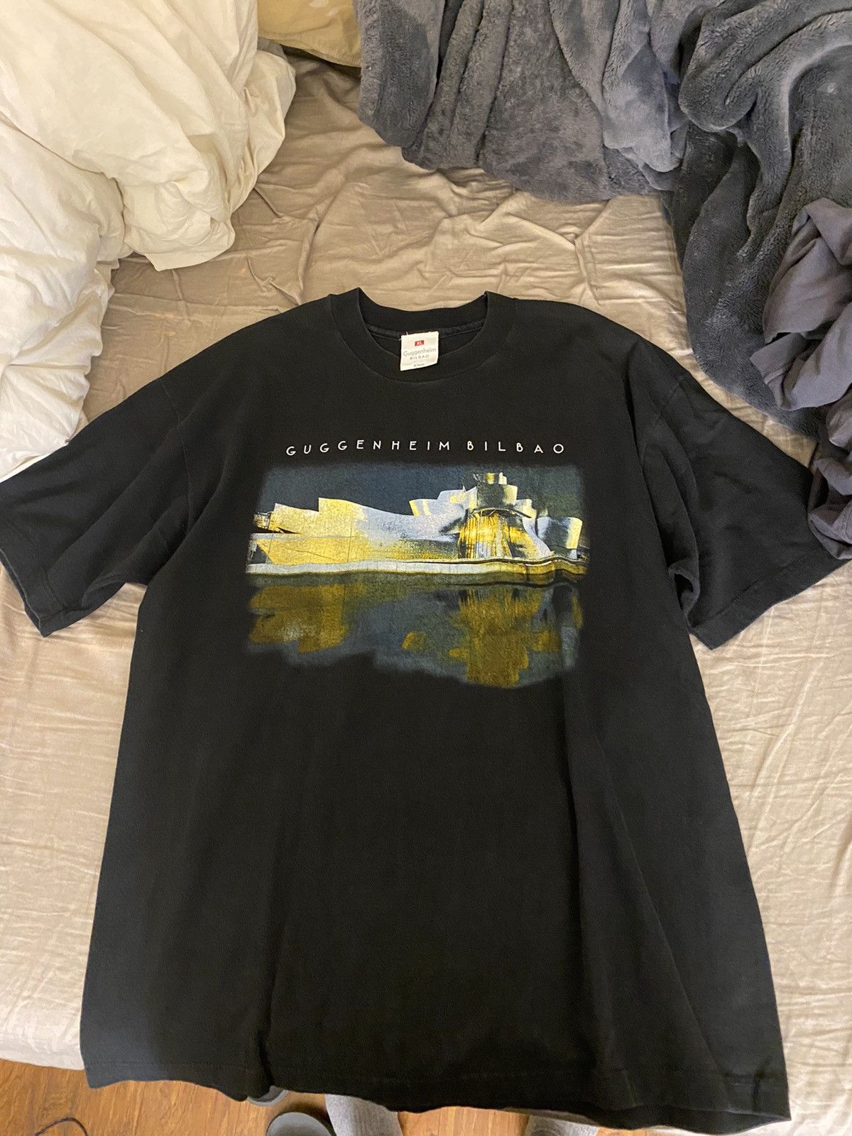 Vintage guggenheim bilbao museum vintage tshirt made in spain rare