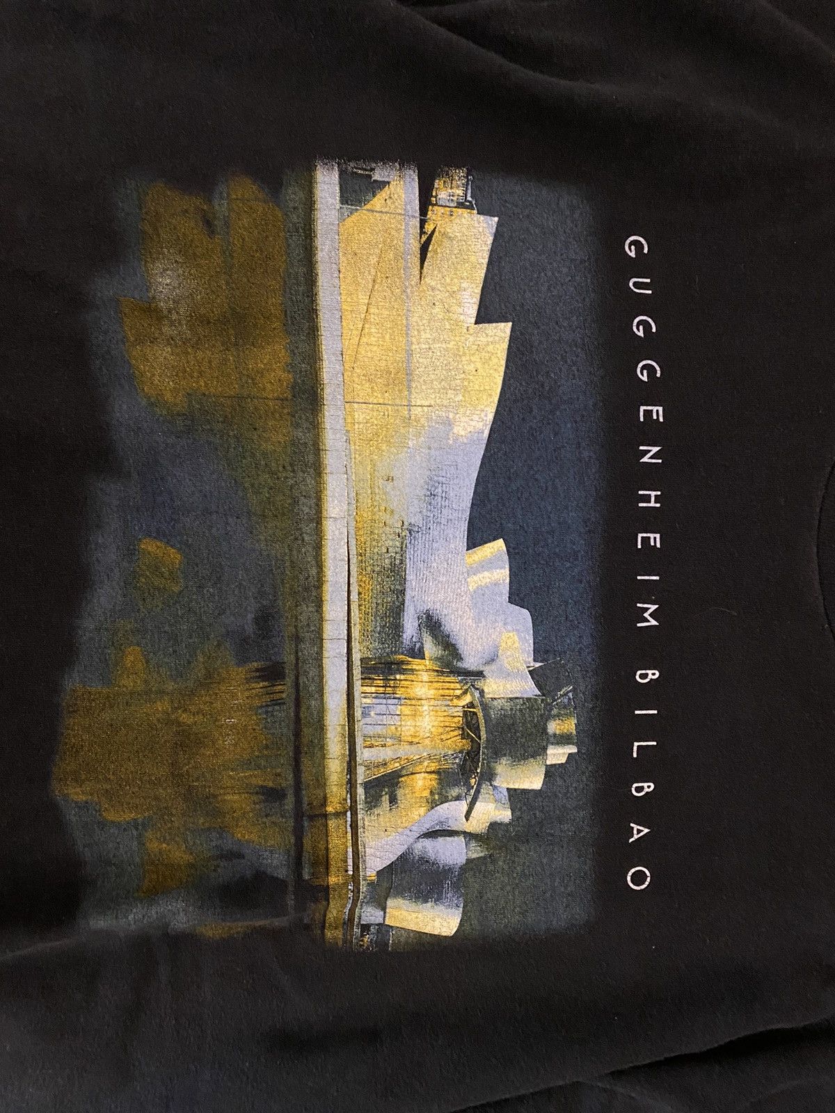 Vintage guggenheim bilbao museum vintage tshirt made in spain rare