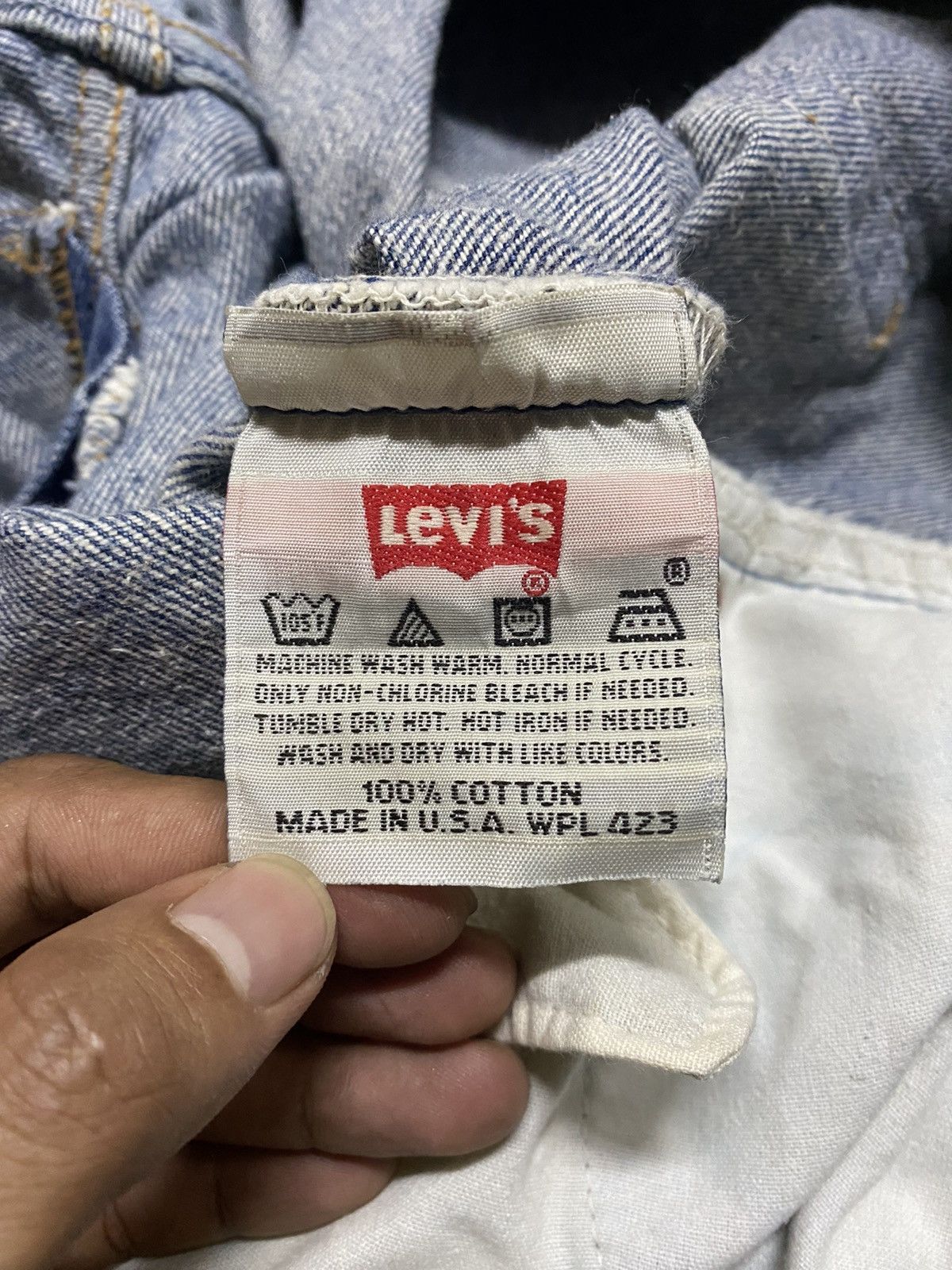 Levi's × Vintage Levis 501 Distressed Made in USA Vintage 90s Size US 36 / EU 52 - 5 Thumbnail