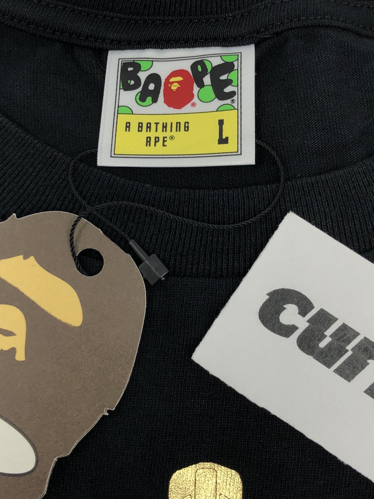 Bape BAPE Multi Camo Milo Shark Tee Black Size US L / EU 52-54 / 3 - 5 Thumbnail