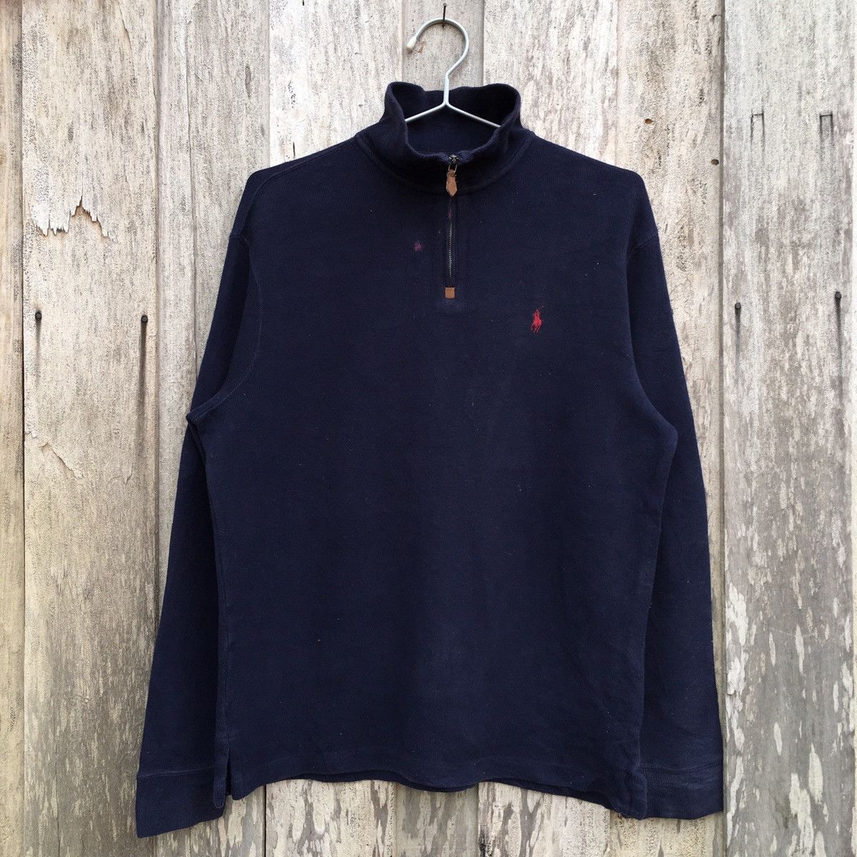 Polo Ralph Lauren × Vintage Vintage Polo Ralph Lauren Half Zip Sweatshirt Size US L / EU 52-54 / 3 - 1 Thumbnail