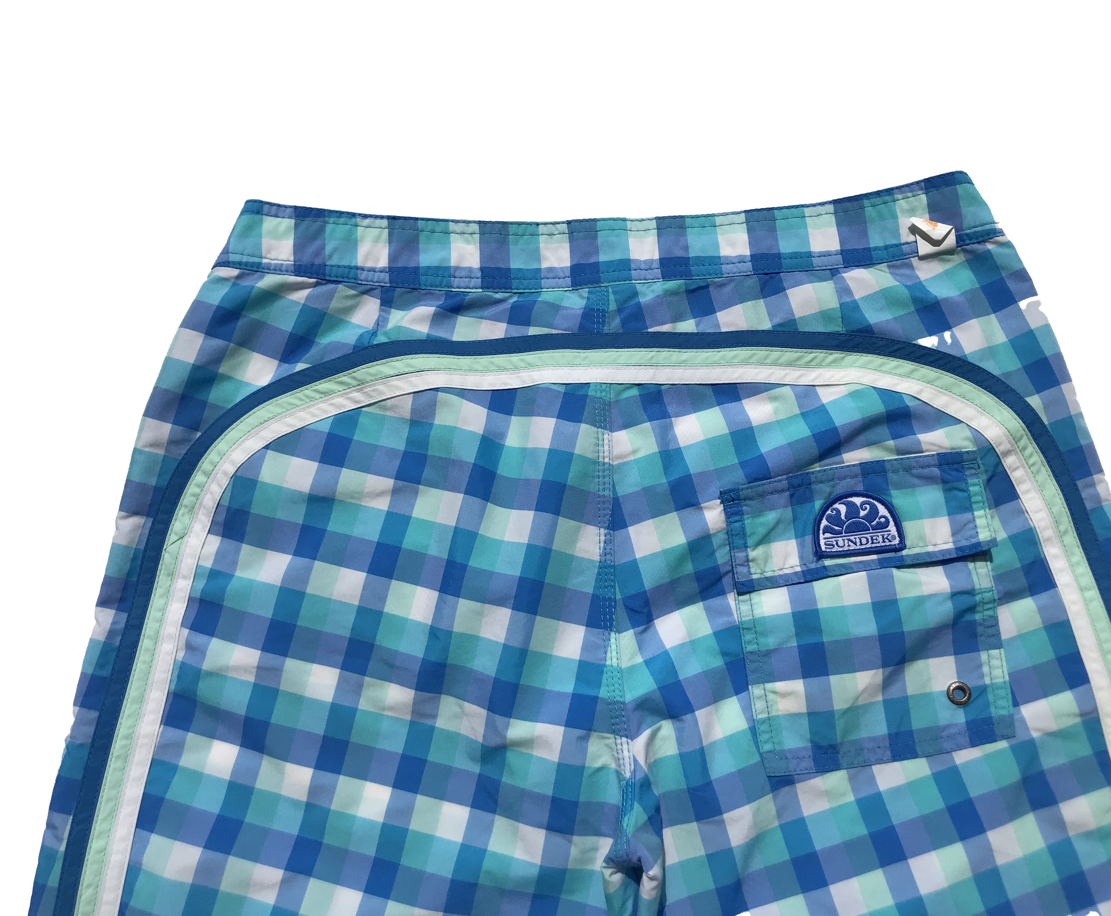 Sundek SUNDEK 32 Nova Check Shorts Trunks Bath Size 33 M L Plaid Size US 32 / EU 48 - 4 Thumbnail