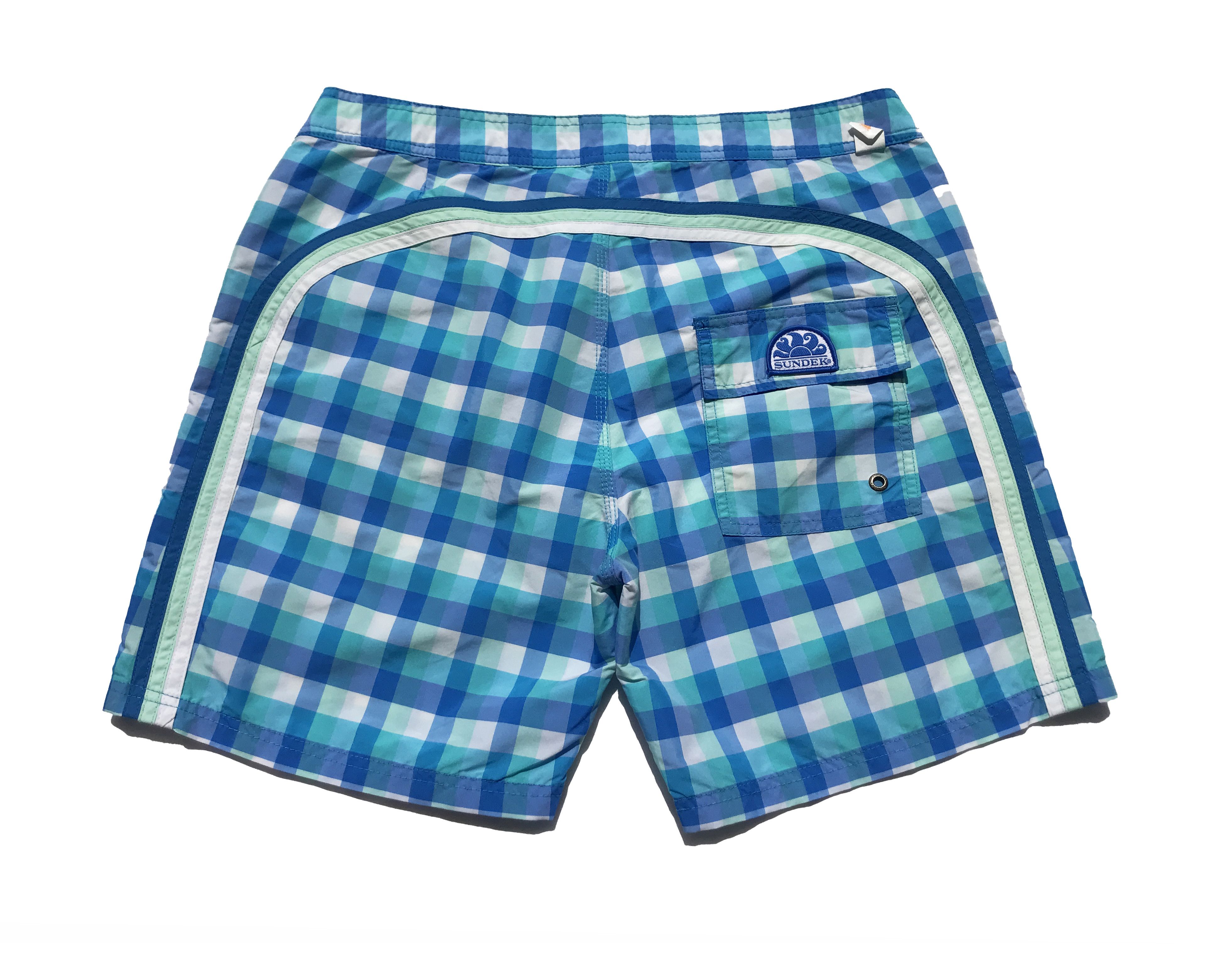 Sundek SUNDEK 32 Nova Check Shorts Trunks Bath Size 33 M L Plaid Size US 32 / EU 48 - 7 Thumbnail