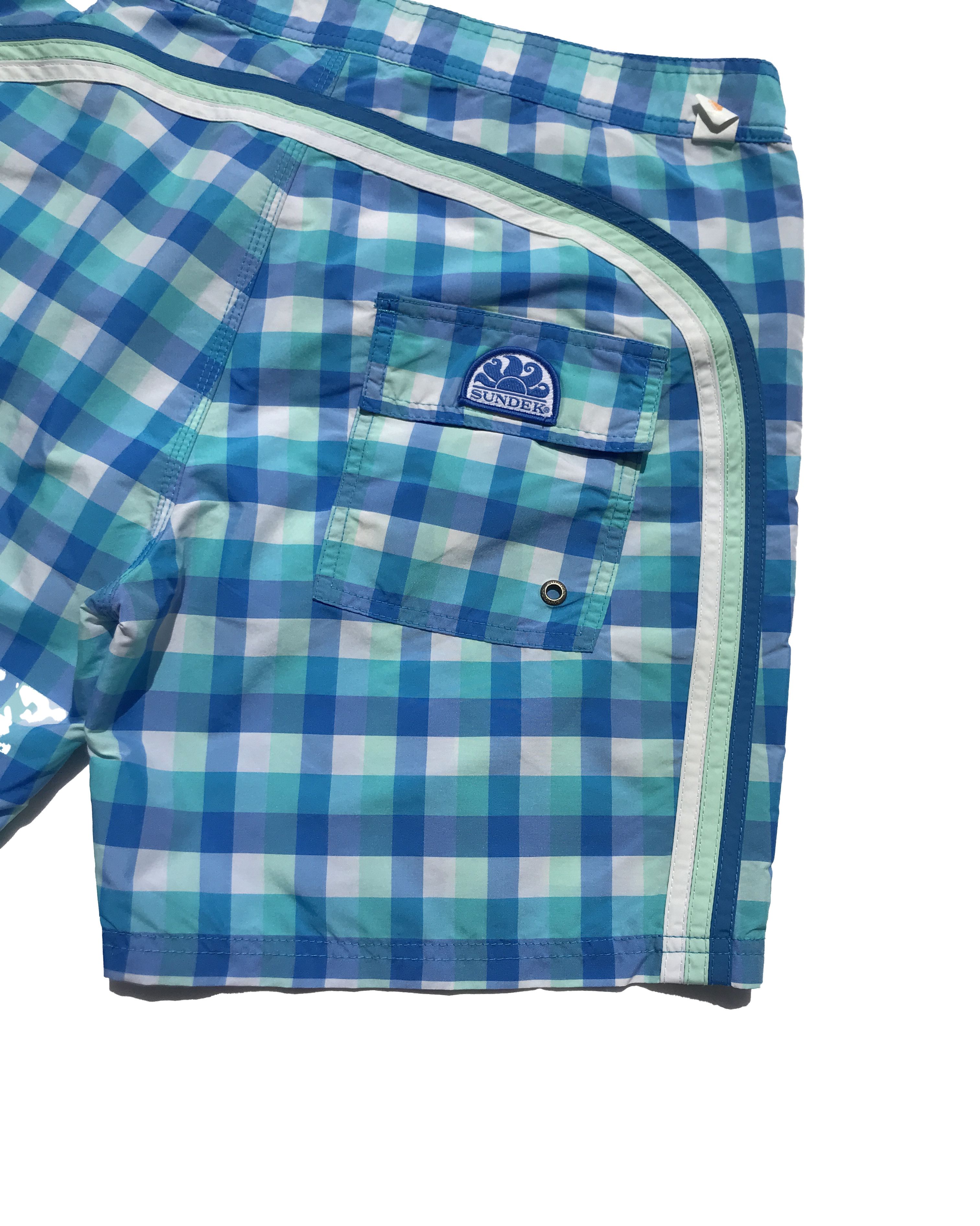 Sundek SUNDEK 32 Nova Check Shorts Trunks Bath Size 33 M L Plaid Size US 32 / EU 48 - 10 Thumbnail