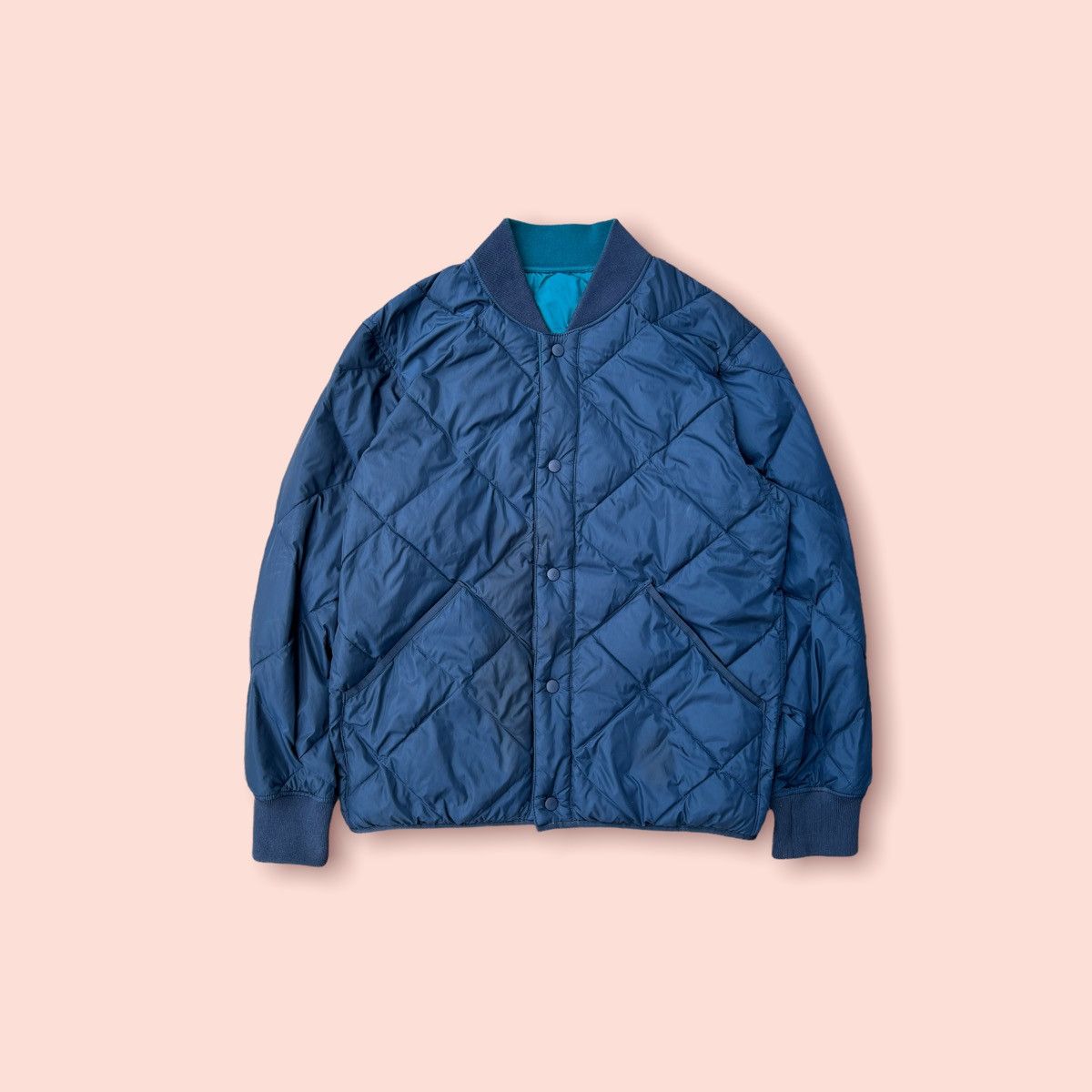 UNIQLO U LEMAIRE QUILTED DOWN BUTTON LIGHT JACKET