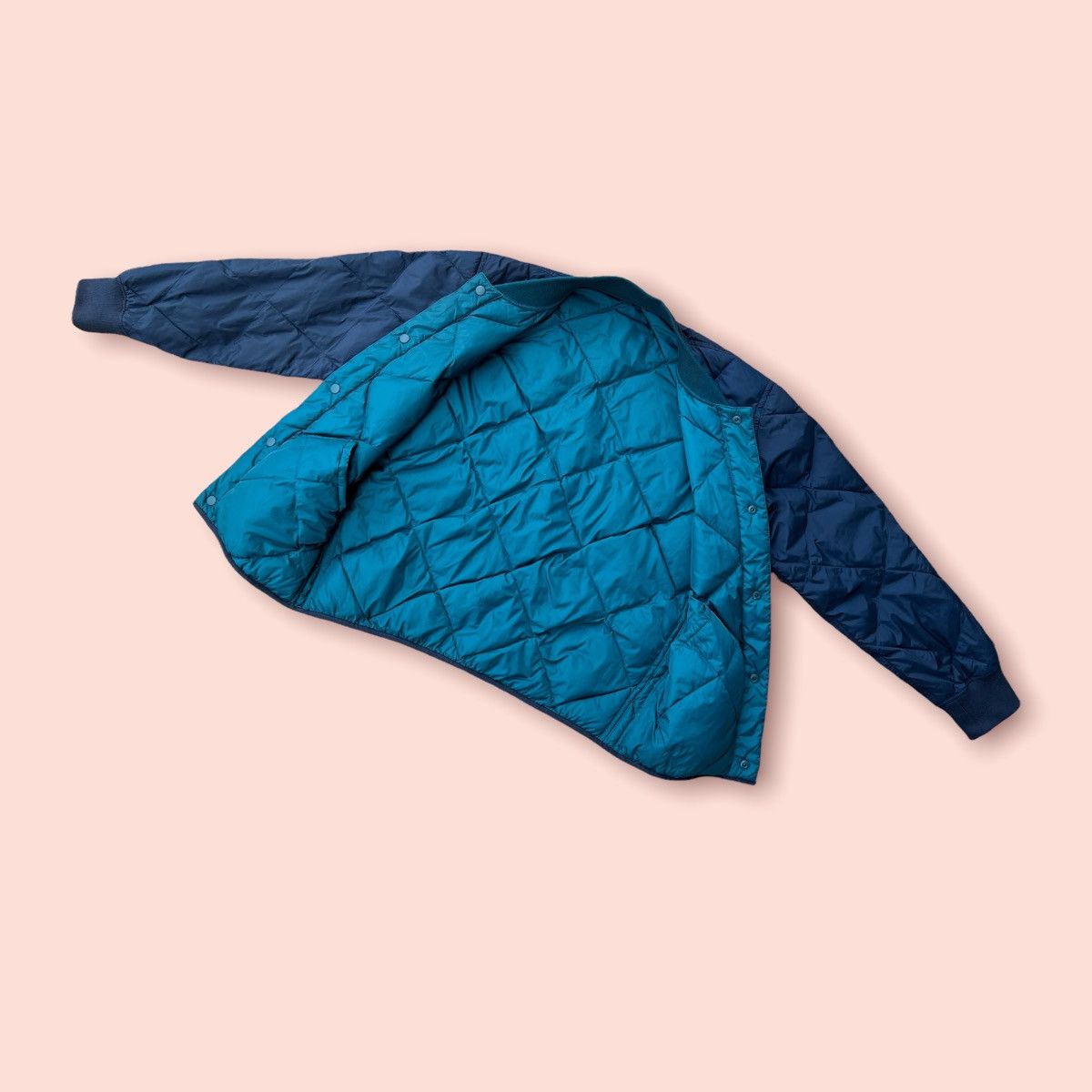 Japanese Brand × Lemaire × Uniqlo UNIQLO U LEMAIRE QUILTED DOWN BUTTON LIGHT JACKET Size US M / EU 48-50 / 2 - 3 Thumbnail