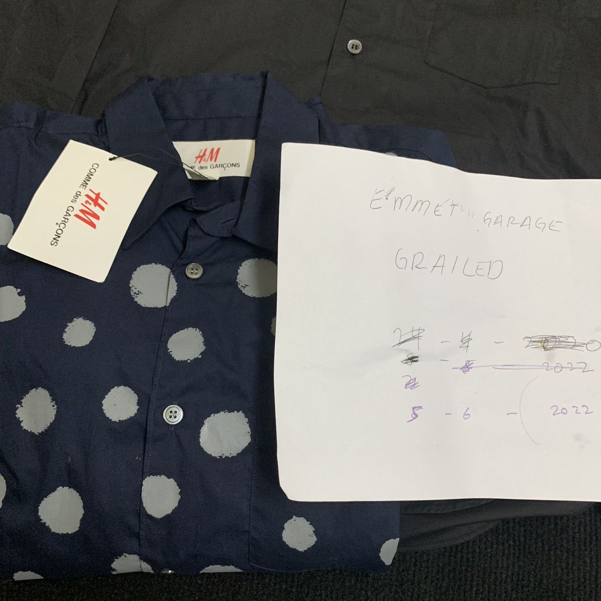Comme des Garcons × H&M Comme Des Garcons x H&M Vintage Womans Dotted L/S Shirt Size US XXS / EU 40 - 5 Thumbnail