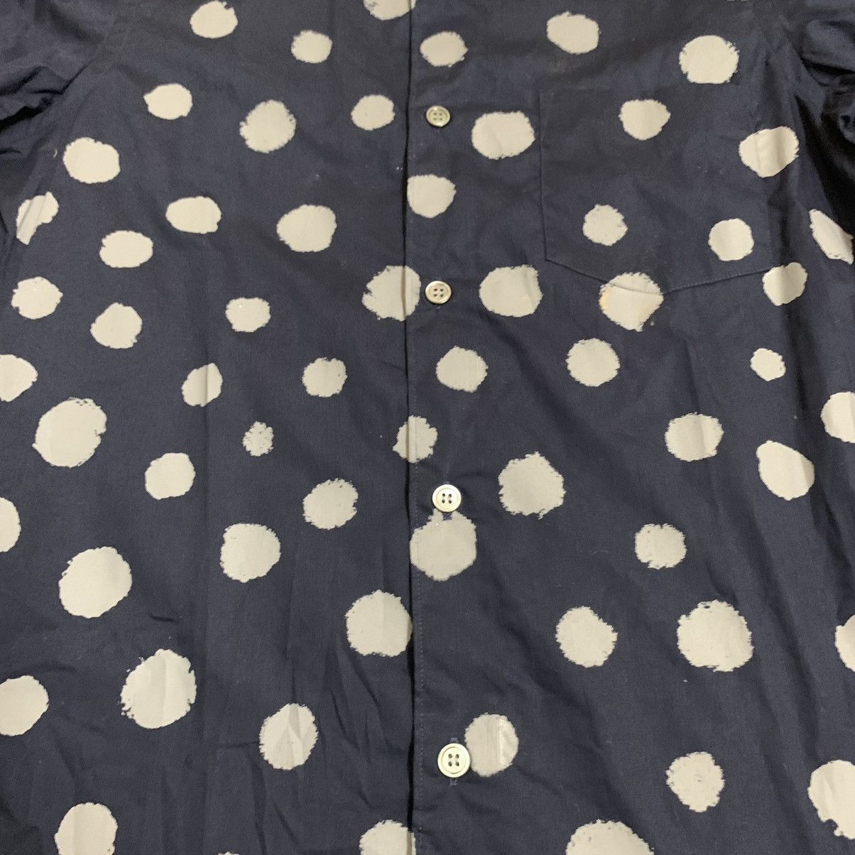 Comme des Garcons × H&M Comme Des Garcons x H&M Vintage Womans Dotted L/S Shirt Size US XXS / EU 40 - 4 Thumbnail