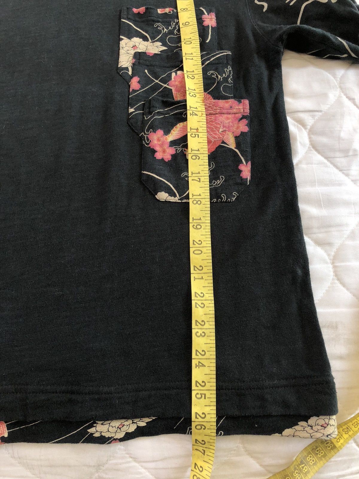 Japanese Brand Rare 3pockets Karakuri Koi Fish Overprint Long Sleeve Size US M / EU 48-50 / 2 - 8 Thumbnail