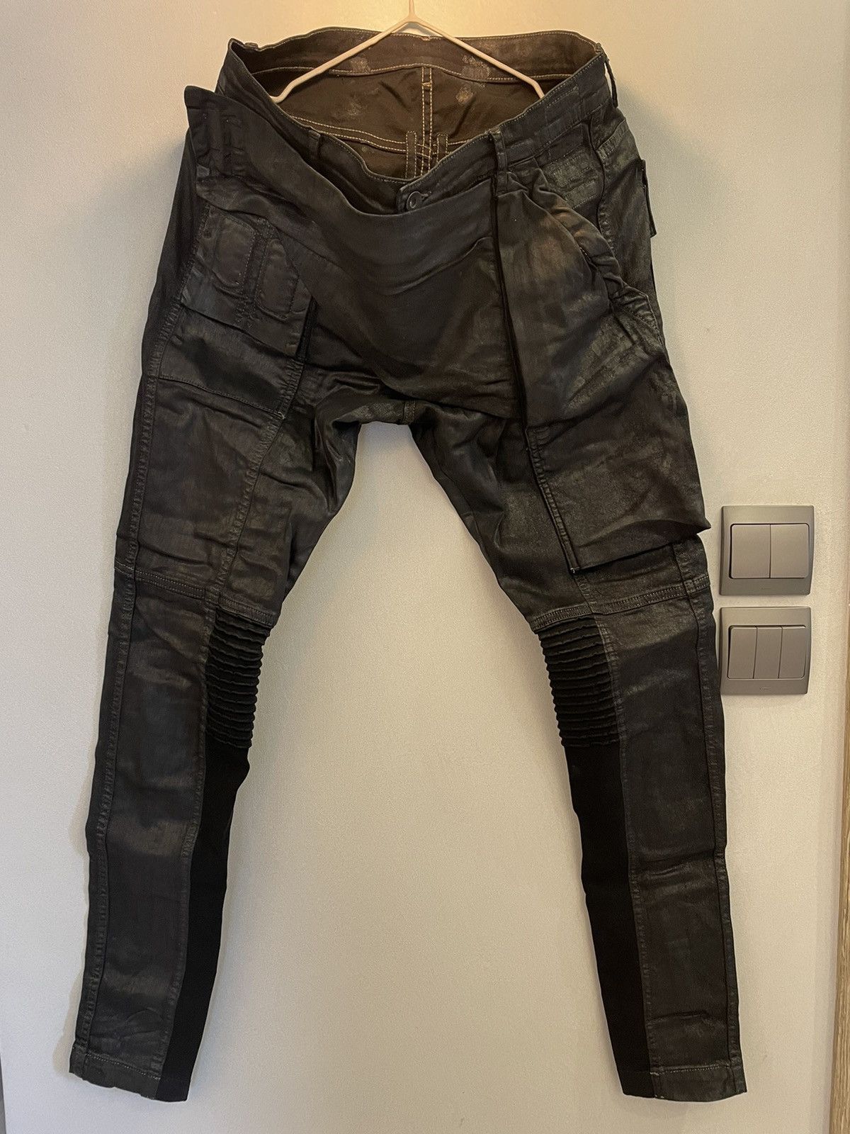 Rick Owens Waxed Memphis Jeans