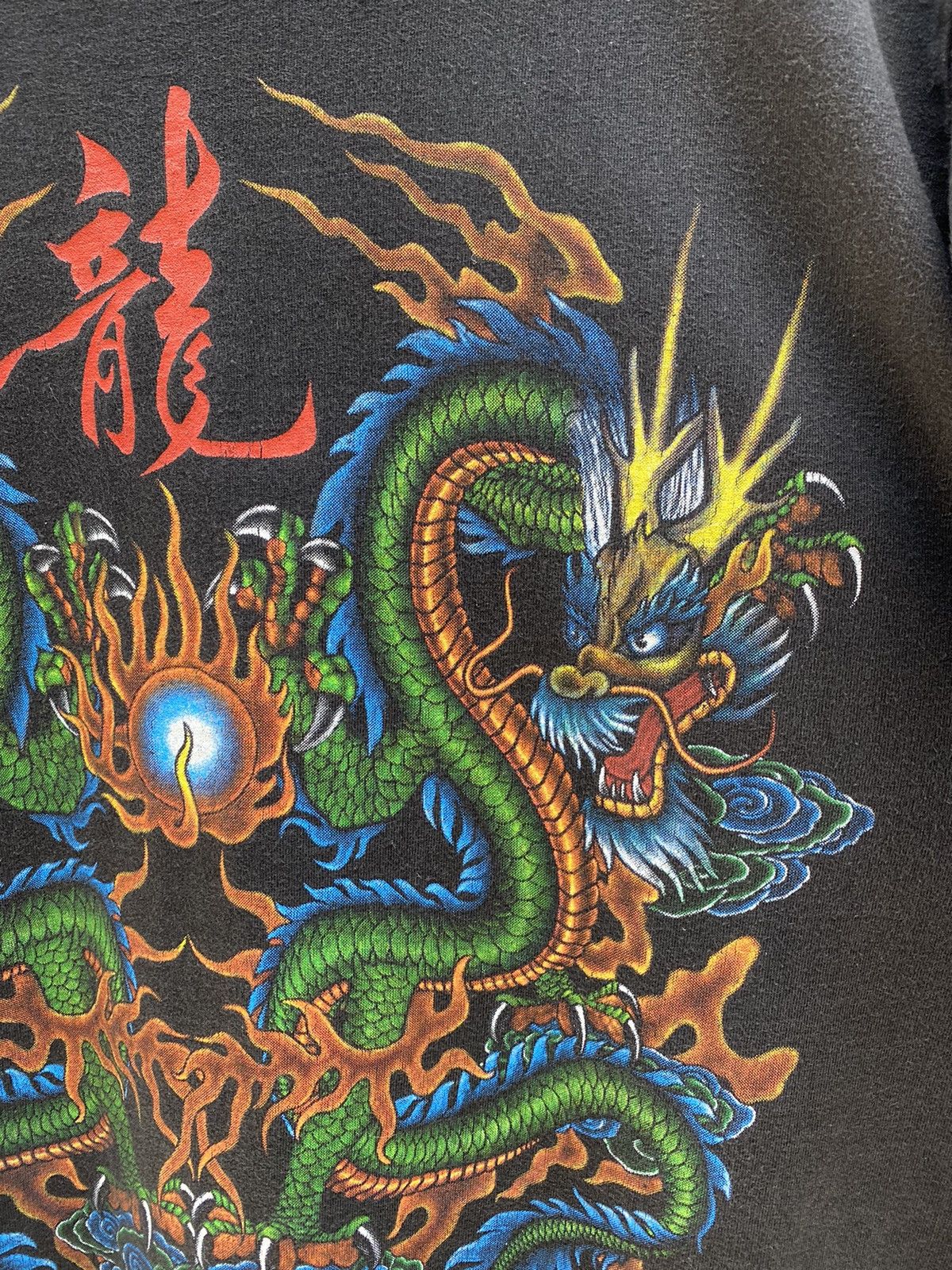 Japanese Brand 💥RARE🔥90s Double Sided Graphics Motive to DRAGONS 🐉 Size US M / EU 48-50 / 2 - 2 Thumbnail