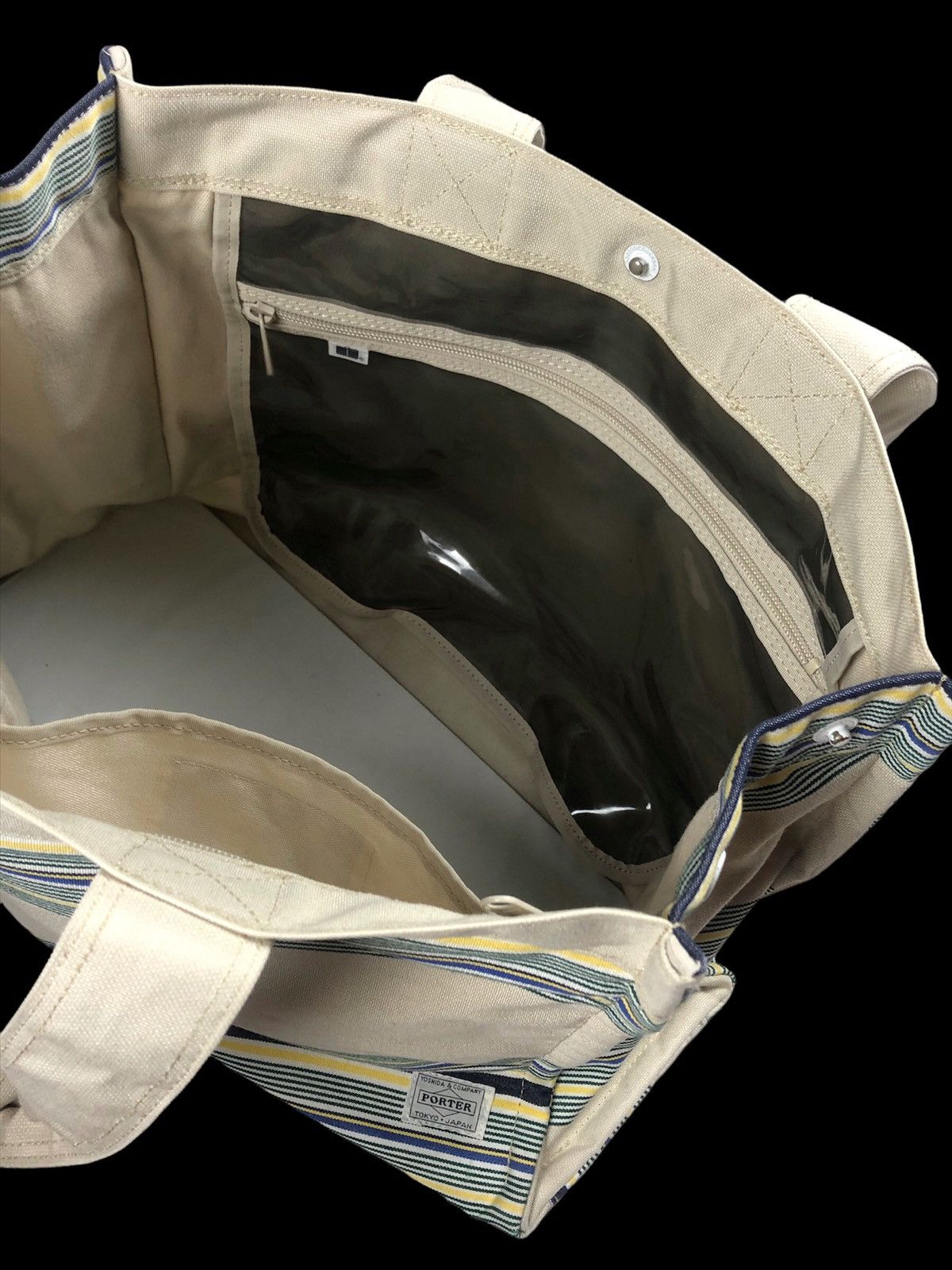 Head Porter Head Porter x Sunbrella Canvas Tote Bag Size ONE SIZE - 8 Thumbnail