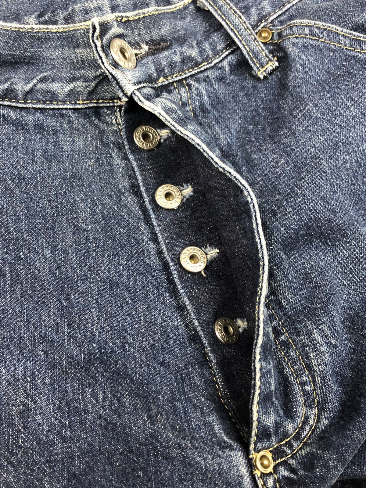 G-Star Gstar Double Knee Denim Size US 31 - 12 Thumbnail