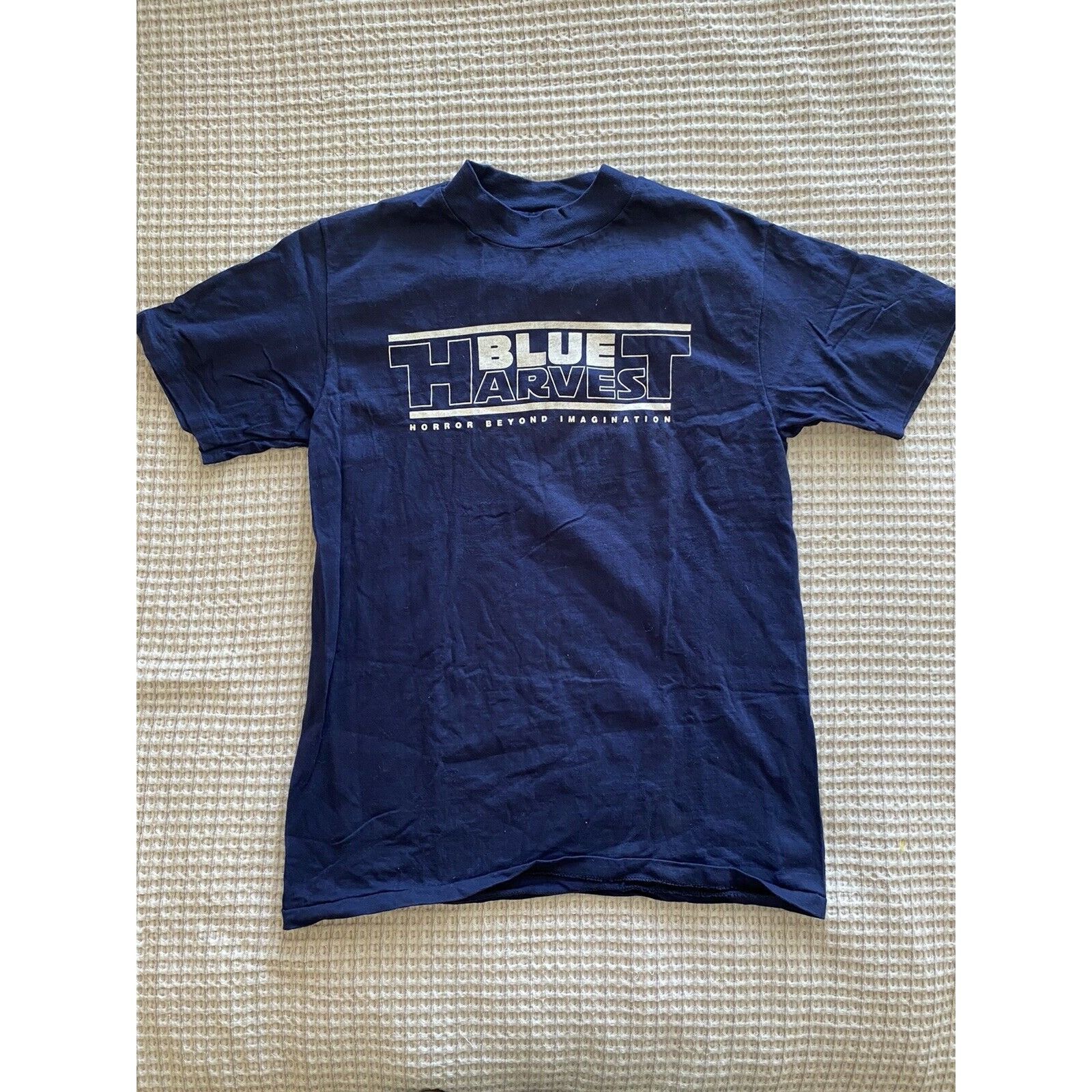 Vintage RARE 80s Star Wars Blue Harvest Tshirt Cast & Crew Only | Grailed