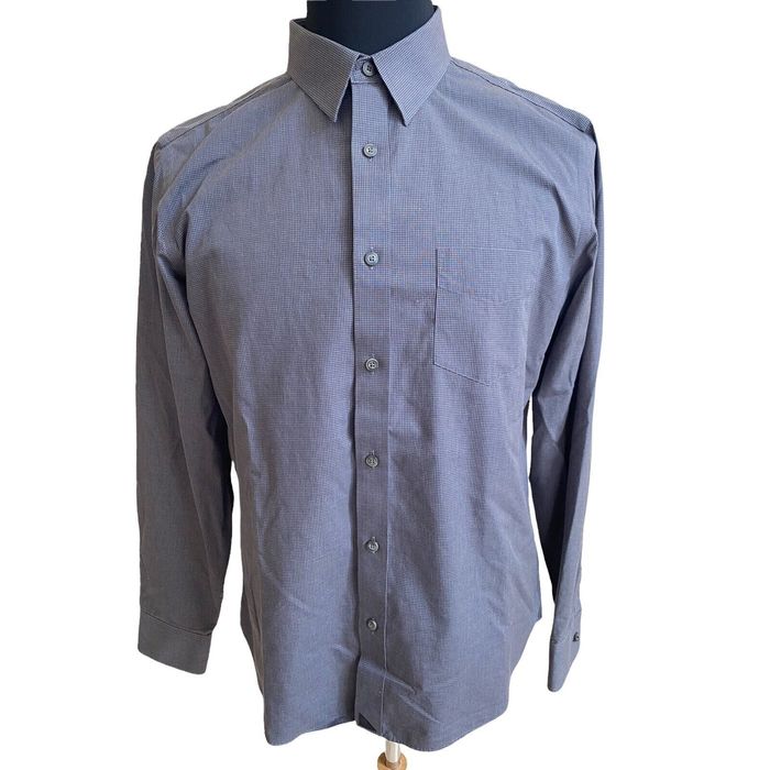 UNTUCKit Untuckit Longsleeve Dress Shirt Mens Size L Gray Check | Grailed