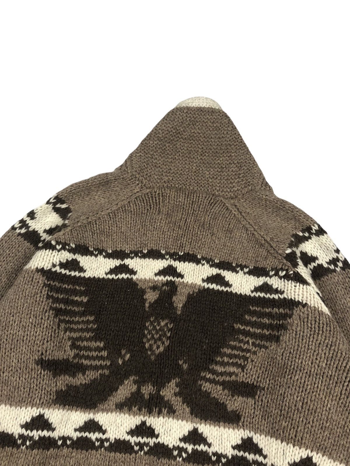 Native Vintage Native Eagle Hand Knit Zipper Sweater Kapital Size US M / EU 48-50 / 2 - 5 Thumbnail