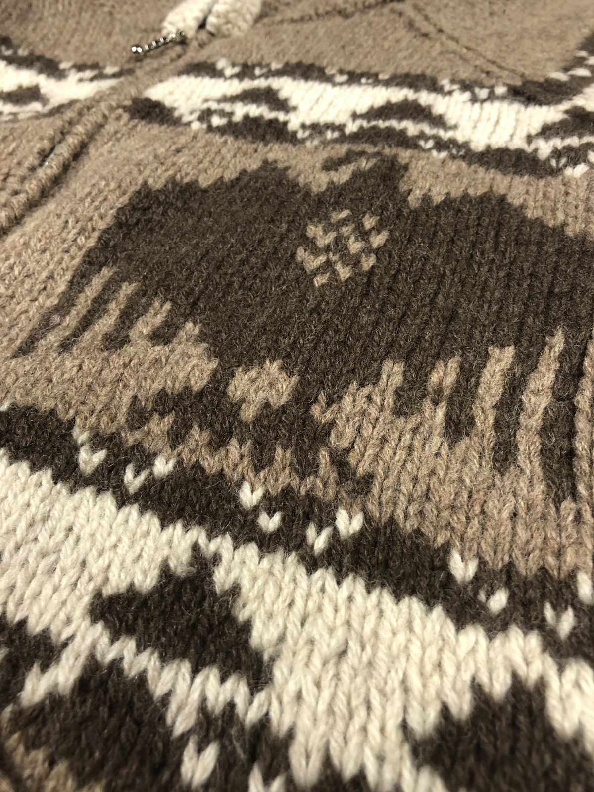 Native Vintage Native Eagle Hand Knit Zipper Sweater Kapital Size US M / EU 48-50 / 2 - 8 Thumbnail