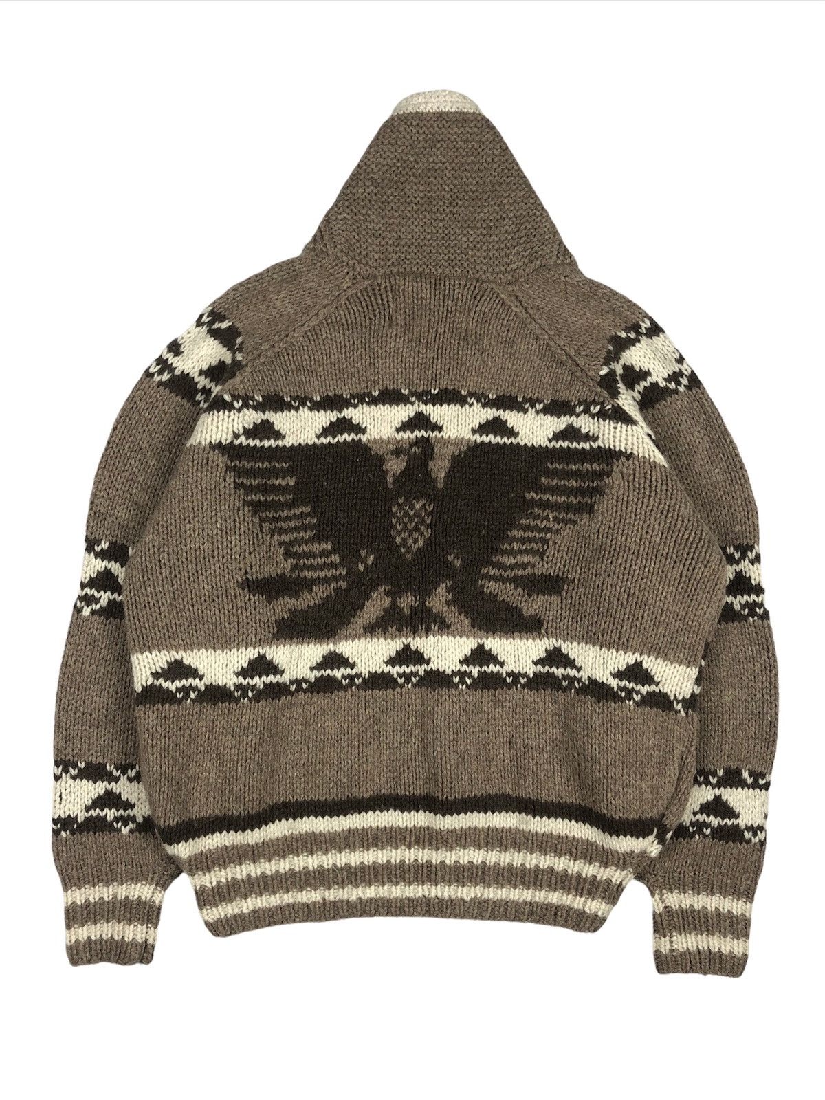 Native Vintage Native Eagle Hand Knit Zipper Sweater Kapital Size US M / EU 48-50 / 2 - 2 Thumbnail