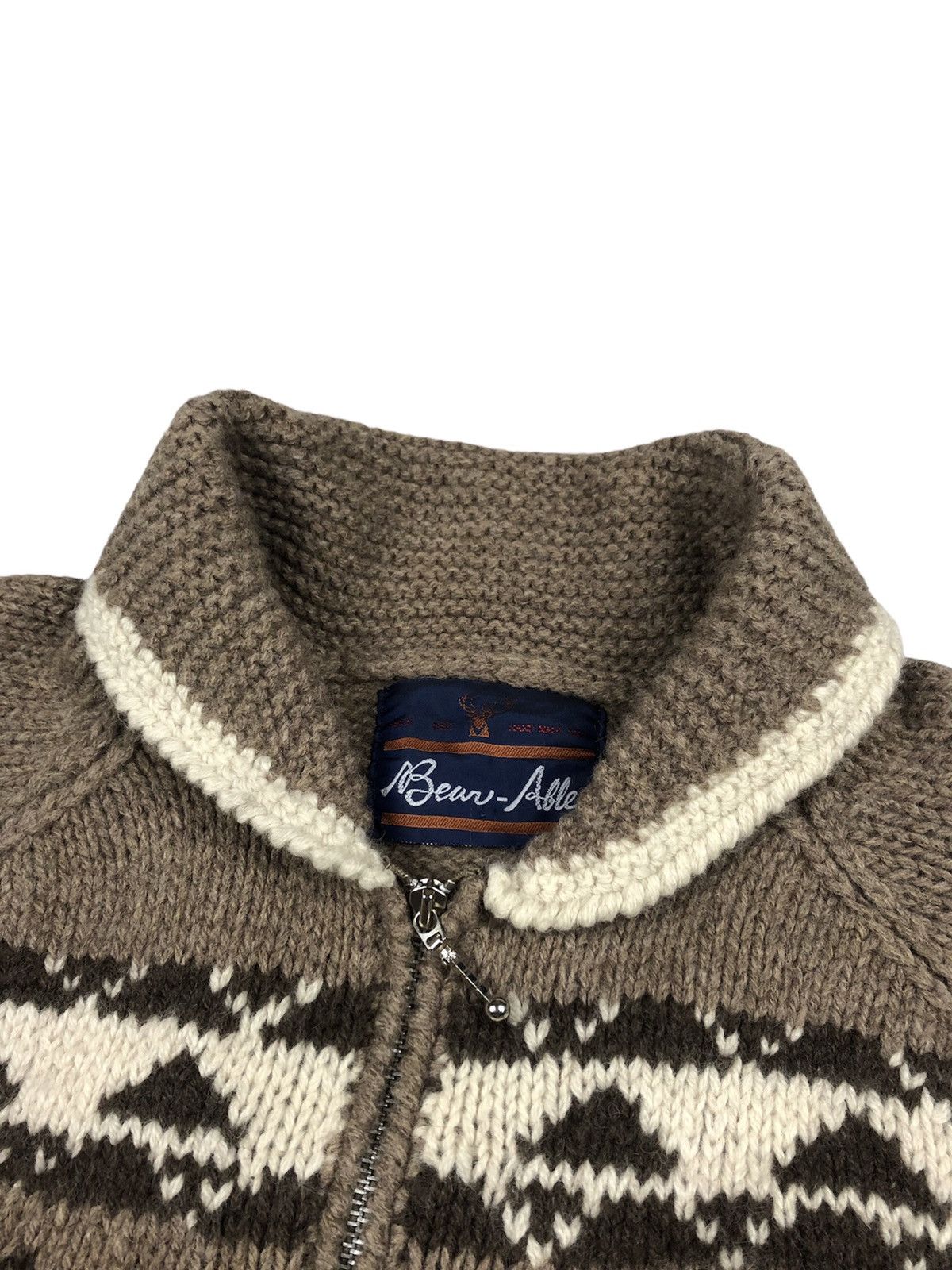 Native Vintage Native Eagle Hand Knit Zipper Sweater Kapital Size US M / EU 48-50 / 2 - 7 Thumbnail