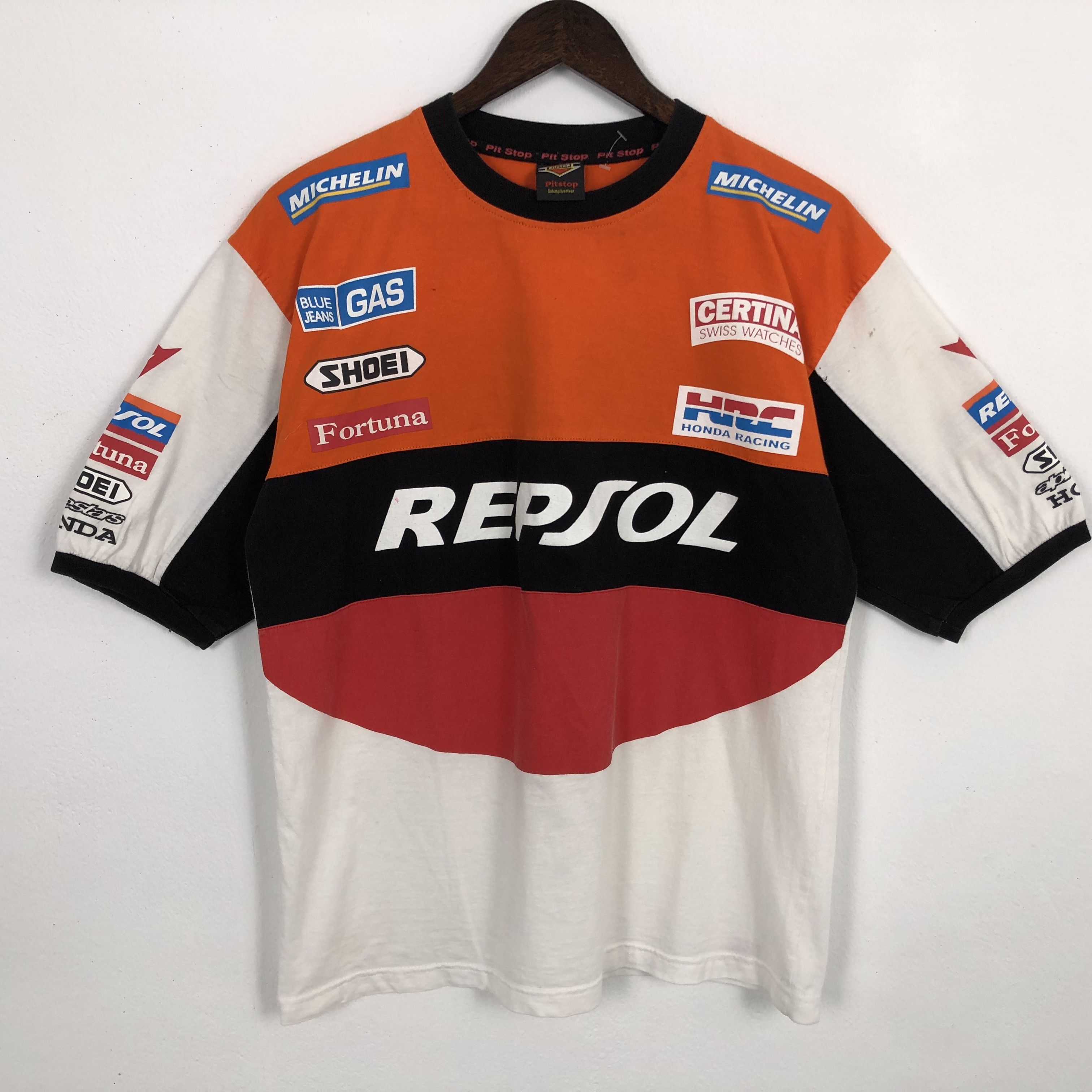 Honda × Sports Specialties Vintage REPSOL Racing Style Design Tshirt Size US L / EU 52-54 / 3 - 1 Thumbnail