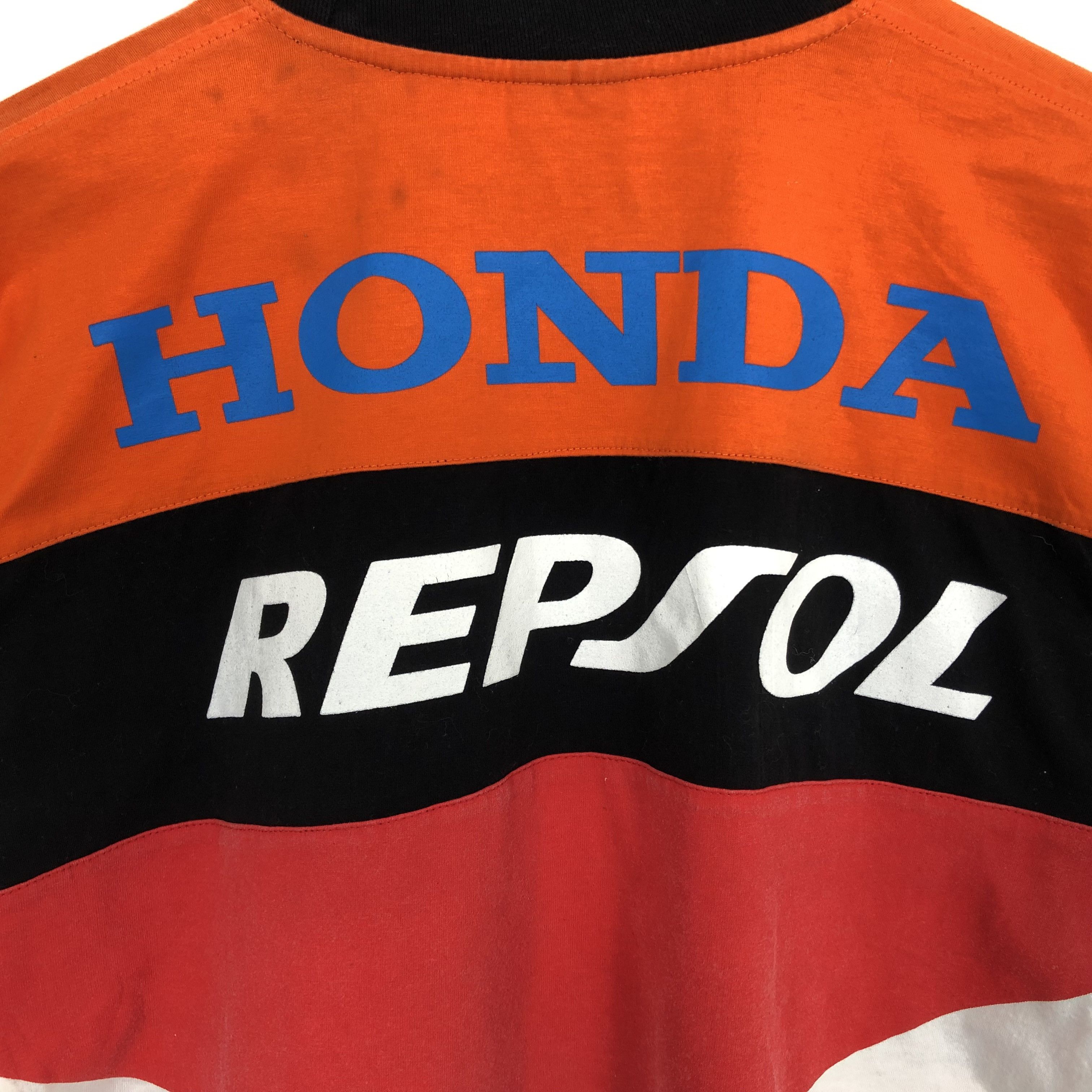 Honda × Sports Specialties Vintage REPSOL Racing Style Design Tshirt Size US L / EU 52-54 / 3 - 4 Thumbnail
