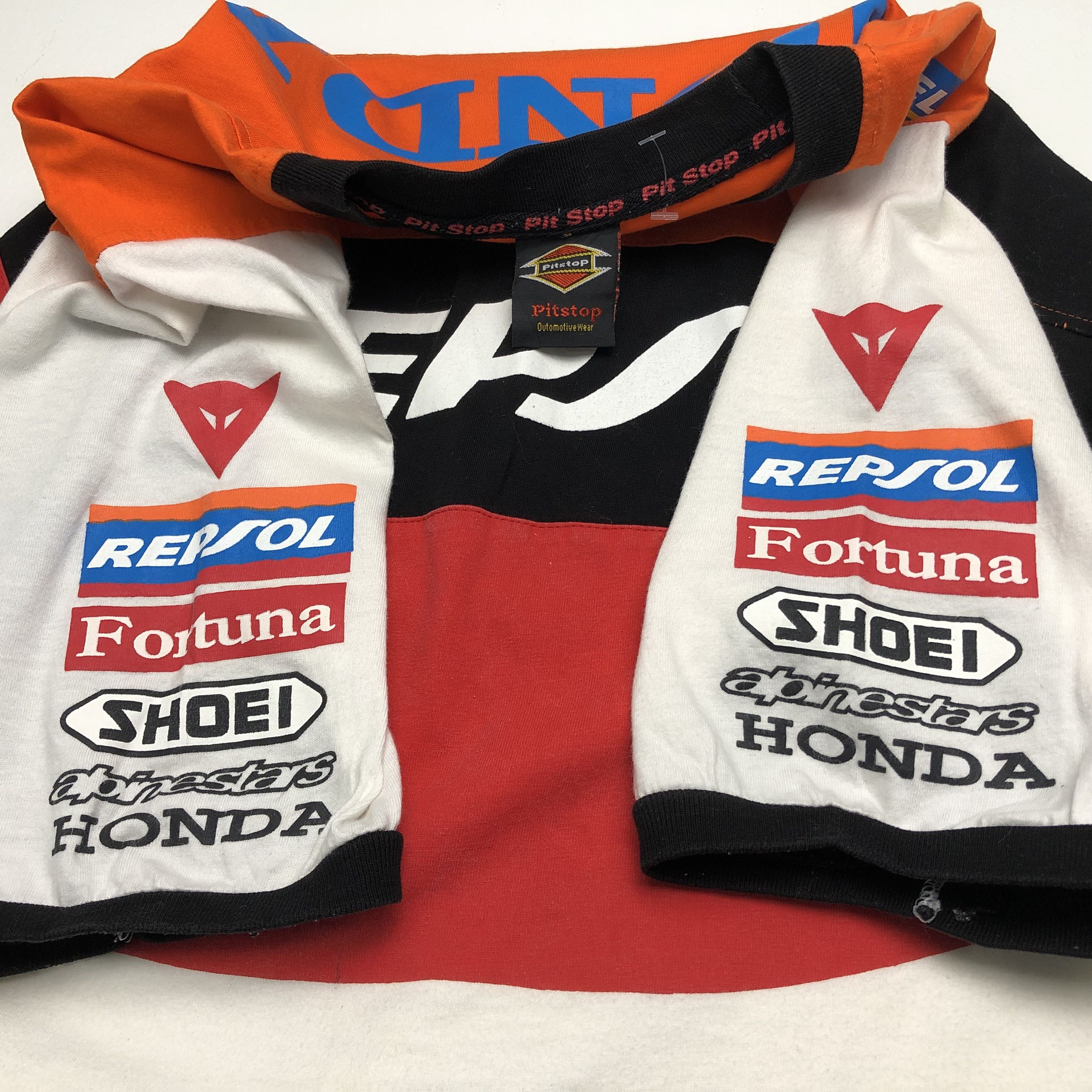 Honda × Sports Specialties Vintage REPSOL Racing Style Design Tshirt Size US L / EU 52-54 / 3 - 5 Thumbnail