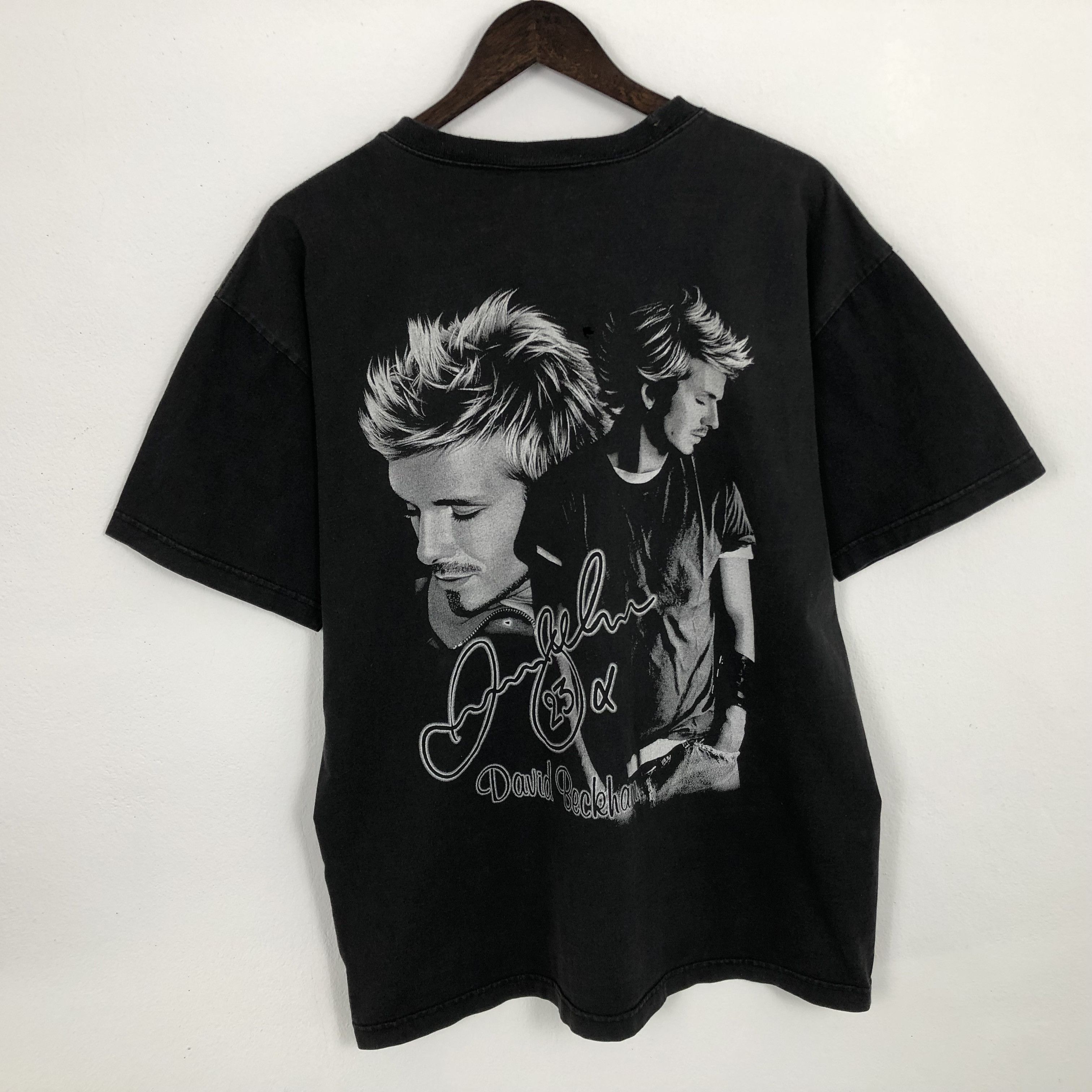 Vintage David Beckham Big Design Tshirt