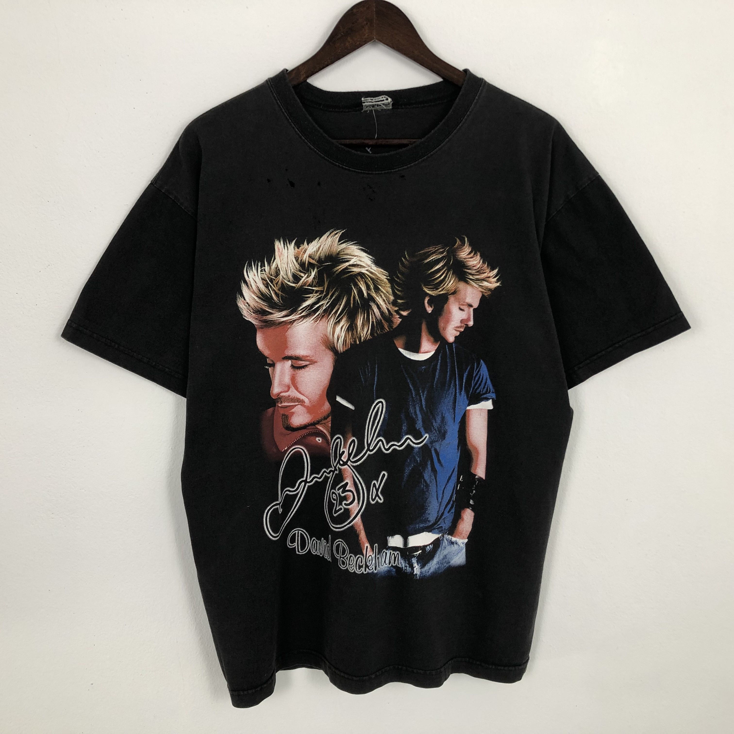 Vintage David Beckham Big Design Tshirt