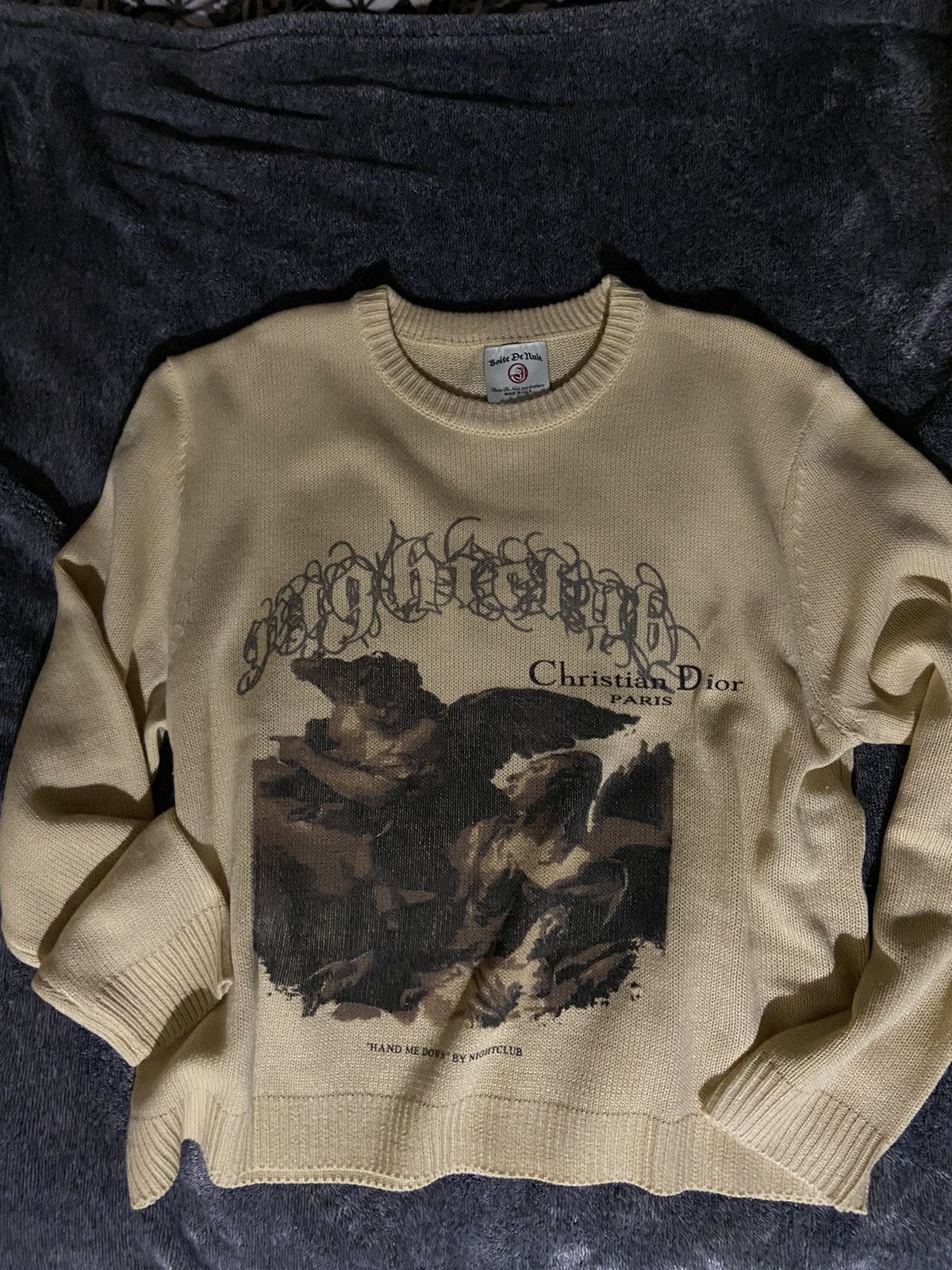 Japanese Brand Nightclub X Indigöu Kate Moss Knit Sweater | Grailed