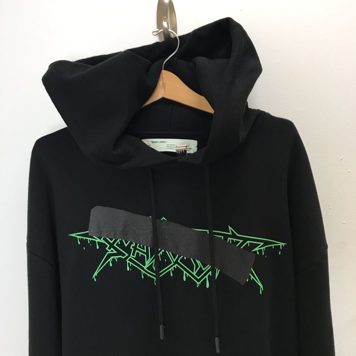 Off white store rock mirror hoodie