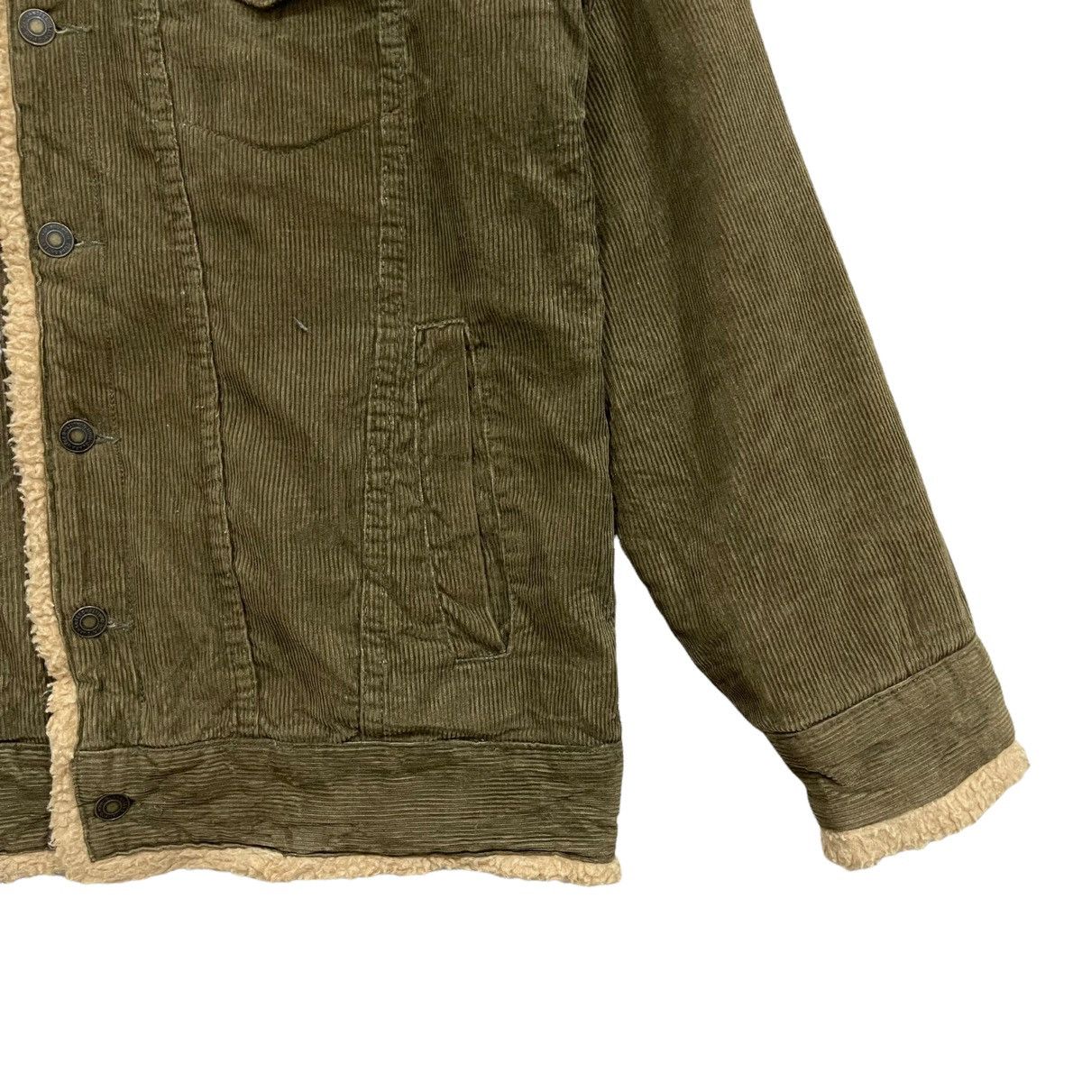 Vintage Vintage 90s Bobson International Shearling Corduroy Jacket Size US L / EU 52-54 / 3 - 6 Thumbnail
