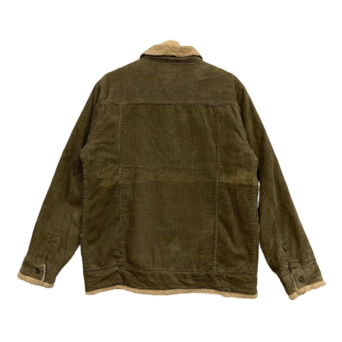 Vintage Vintage 90s Bobson International Shearling Corduroy Jacket Size US L / EU 52-54 / 3 - 10 Thumbnail