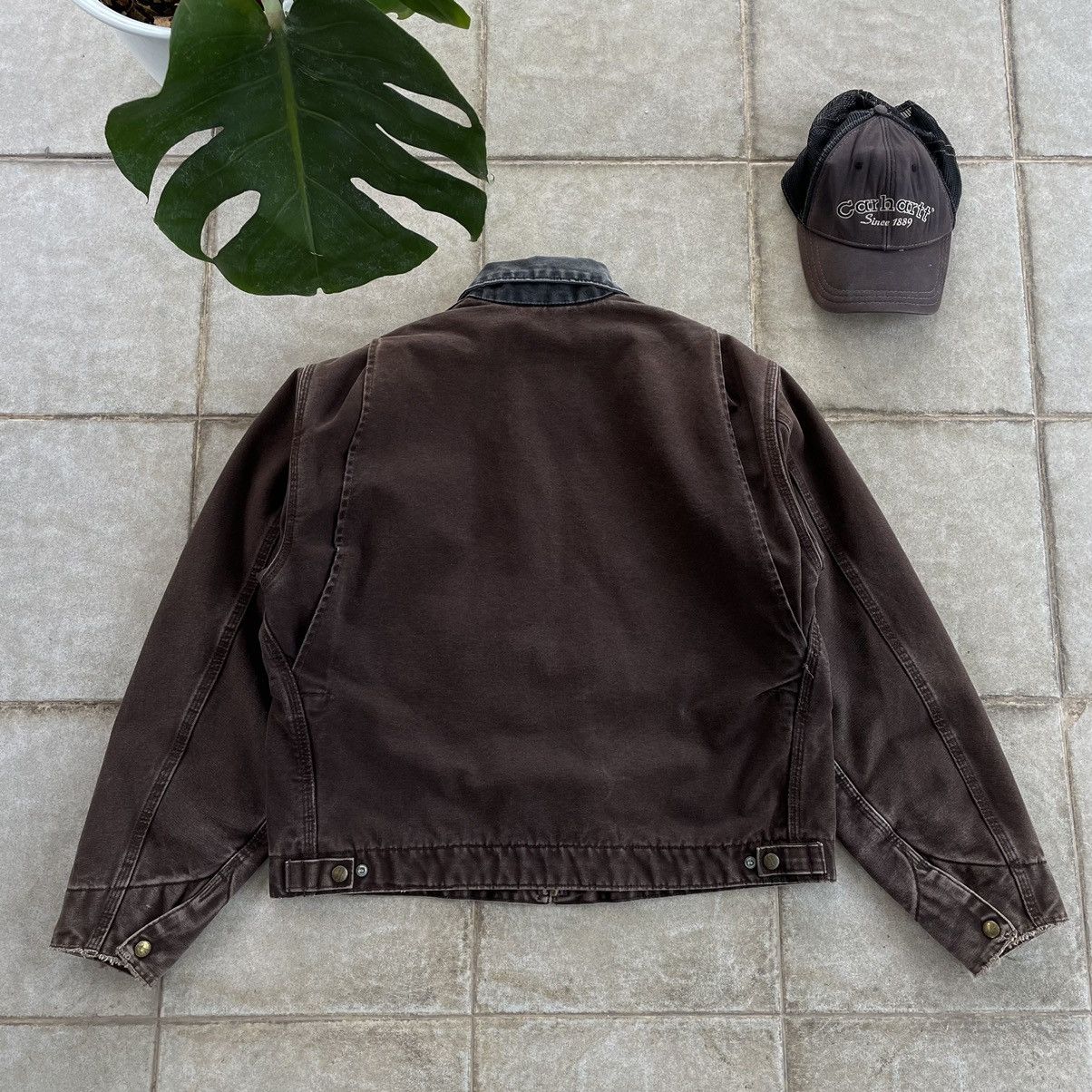 Carhartt VTG Carhartt Detroit Jacket J97 DKB Dark Brown