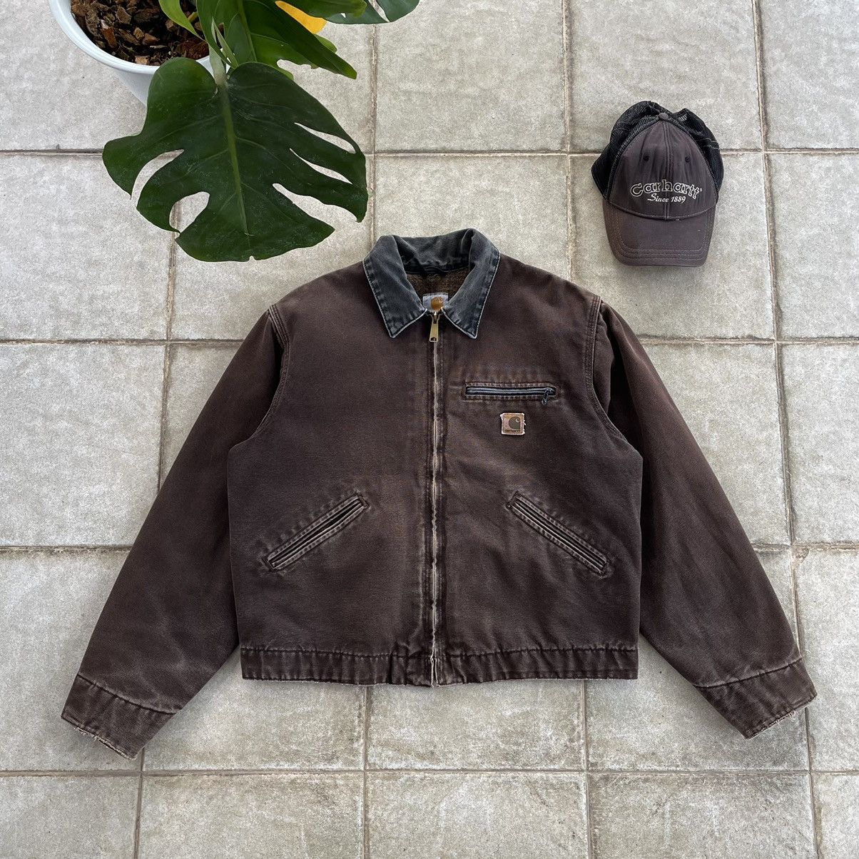 Carhartt VTG Carhartt Detroit Jacket J97 DKB Dark Brown