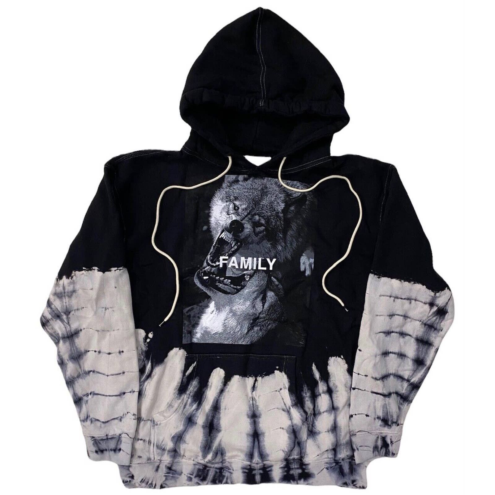 Civil Regime Darc Sport Wolves Family Bone Dry Tie Dye Hoodie