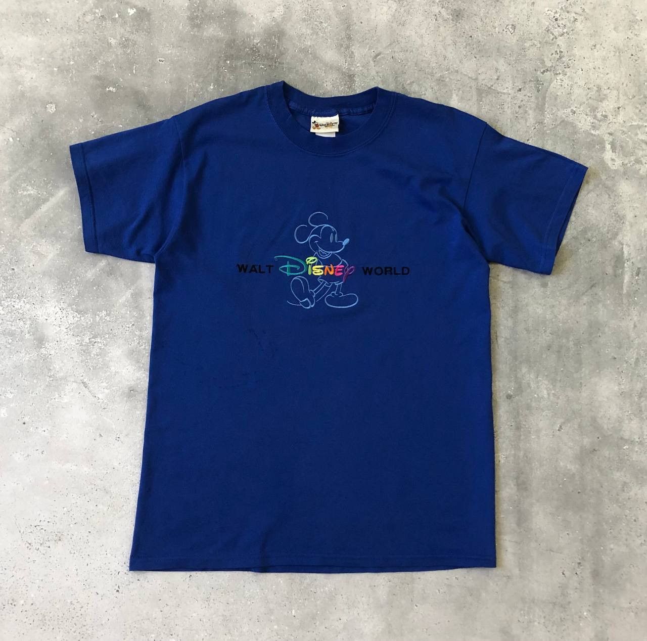 Disney Vintage 2000s Mickey Mouse Walt Disney World T Shirt Blue M Size US M / EU 48-50 / 2 - 1 Thumbnail