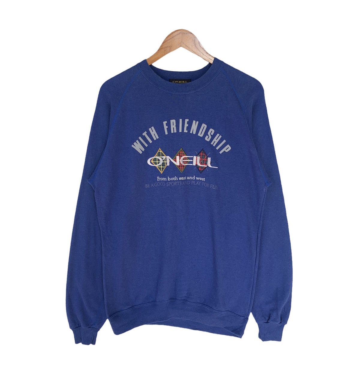 Vintage Oneill Big Logo Embroidery Sweatshirt