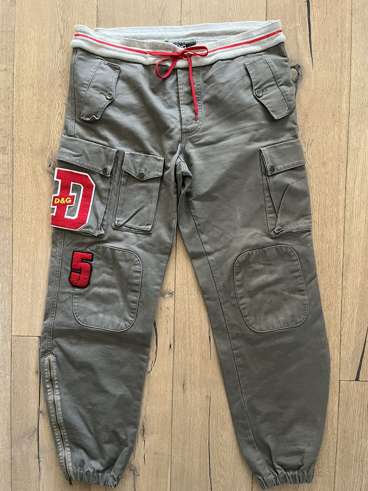Dolce & Gabbana Dolce & Gabbana Olive Cargo Pants Size 34 Men’s Size US 34 / EU 50 - 1 Thumbnail