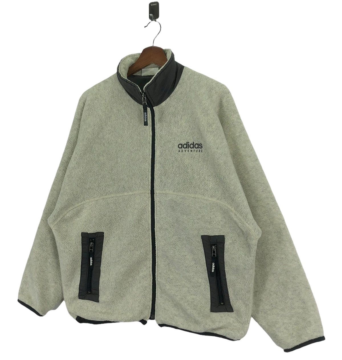 Vintage Vintage Adidas Adventure Sportswear Outdoor Fleece Sweater Size US M / EU 48-50 / 2 - 2 Thumbnail