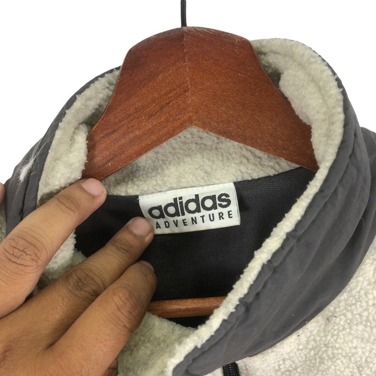 Vintage Vintage Adidas Adventure Sportswear Outdoor Fleece Sweater Size US M / EU 48-50 / 2 - 7 Thumbnail