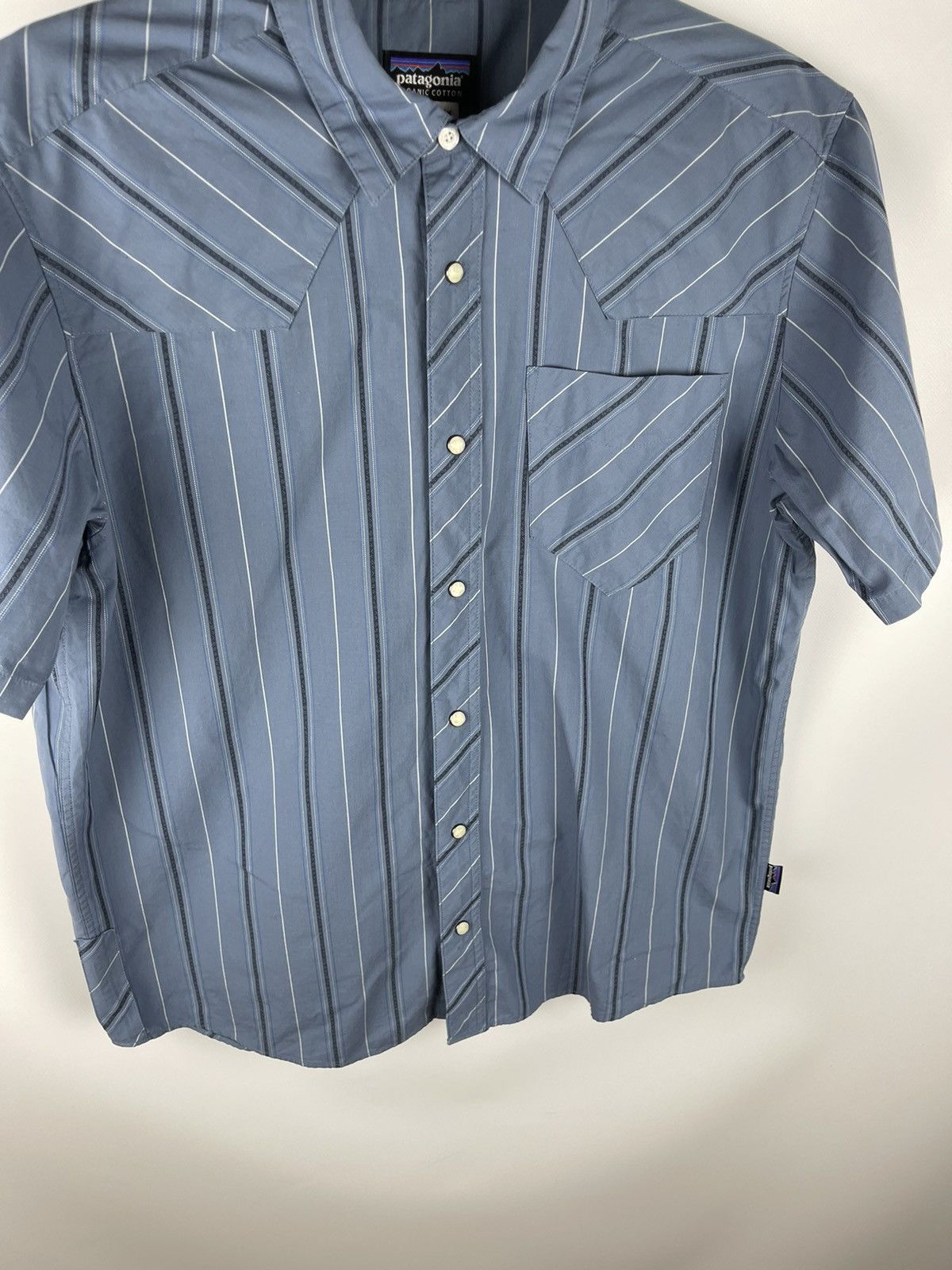Patagonia Patagonia organic cotton striped short sleeve shirt Size US M / EU 48-50 / 2 - 5 Thumbnail